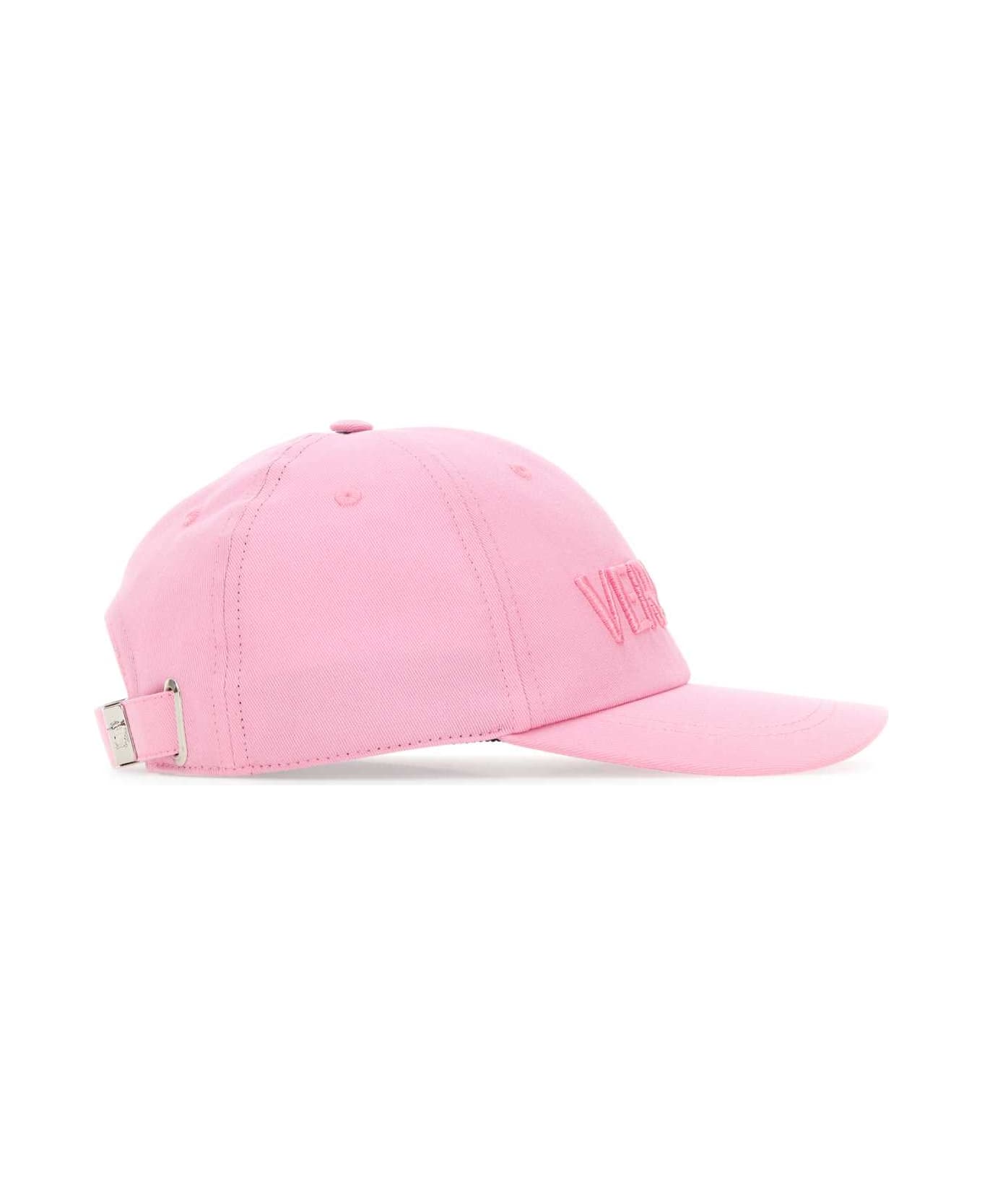Versace Pink Cotton Baseball Cap - PALEPINKPALEPINK