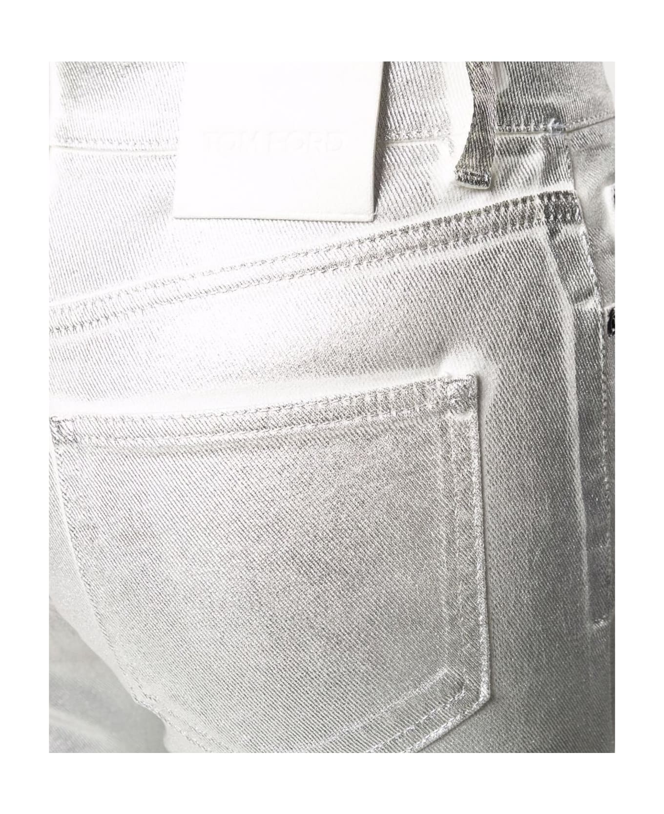 Tom Ford Skinny Denim Jeans - Silver