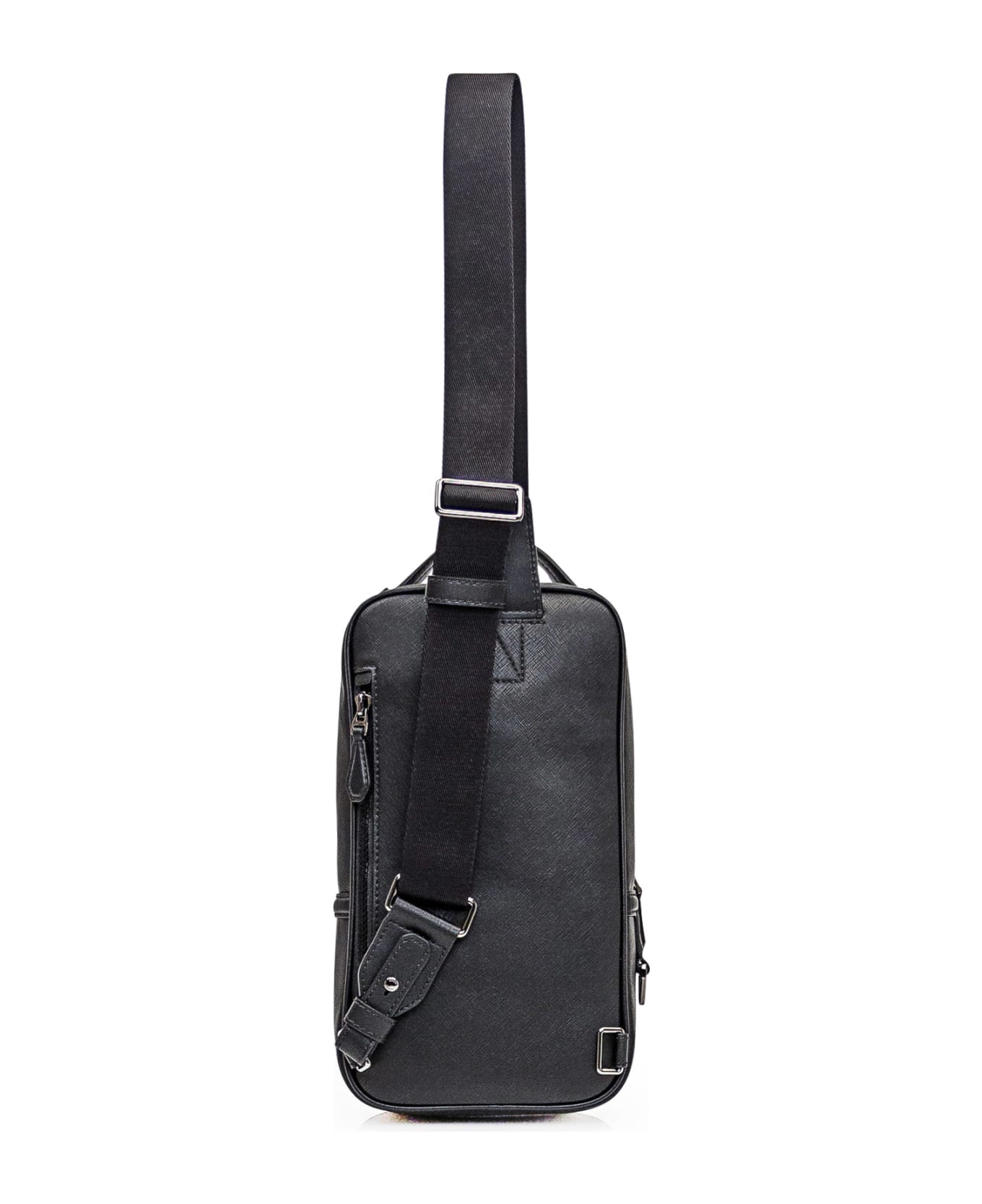 Bally Leather Backpack - BLACK