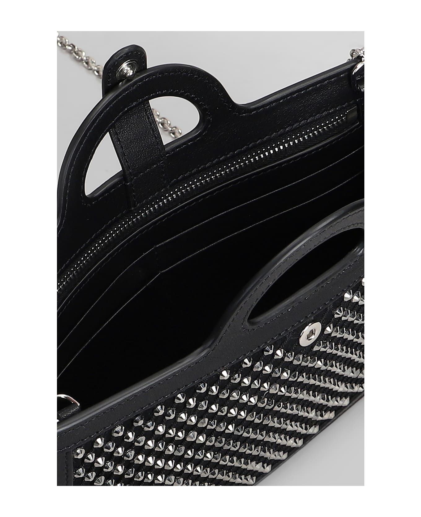 Marni Shoulder Bag In Black Leather - Black