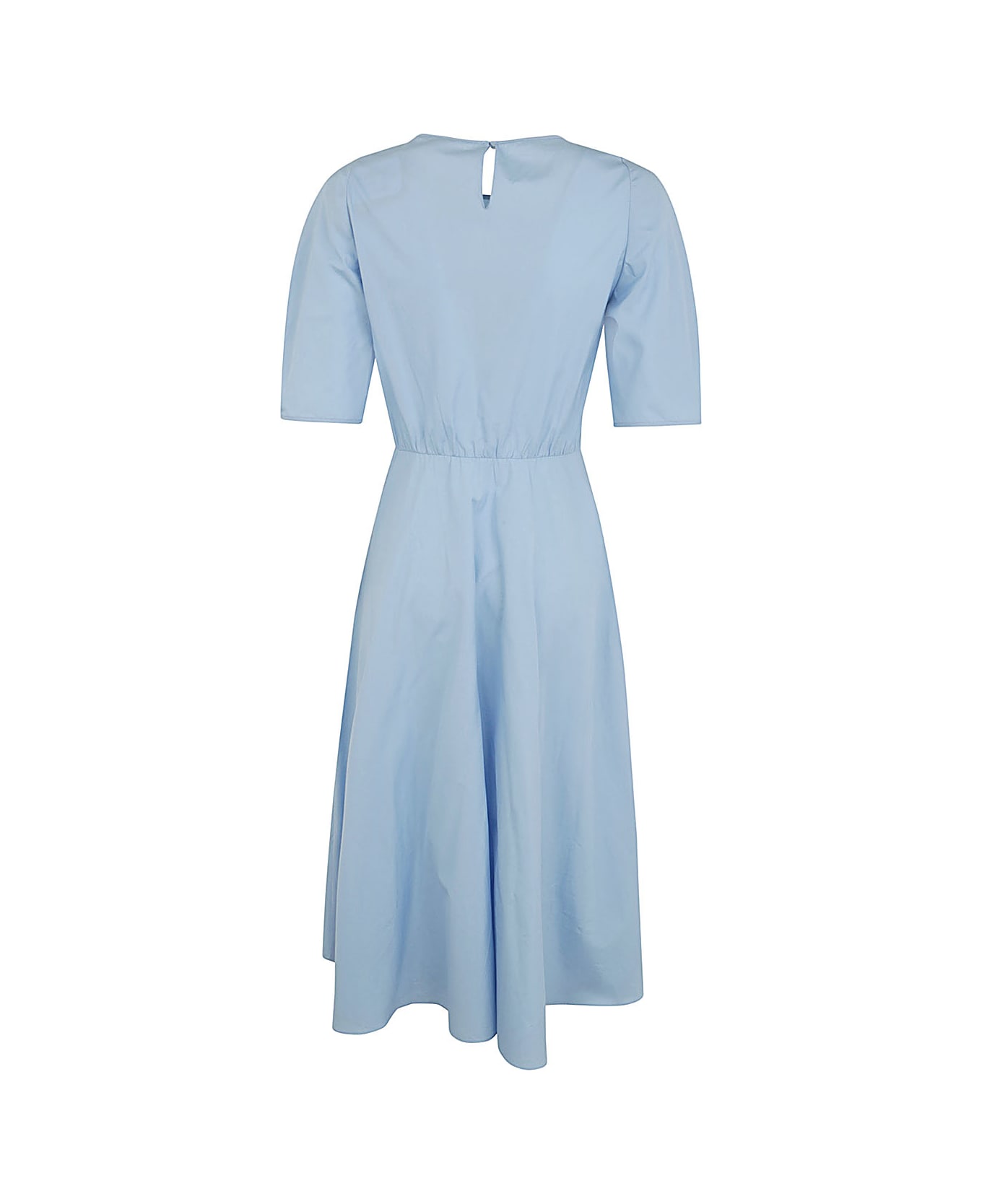 N.21 Short Sleeve Midi Dress - Light Blue