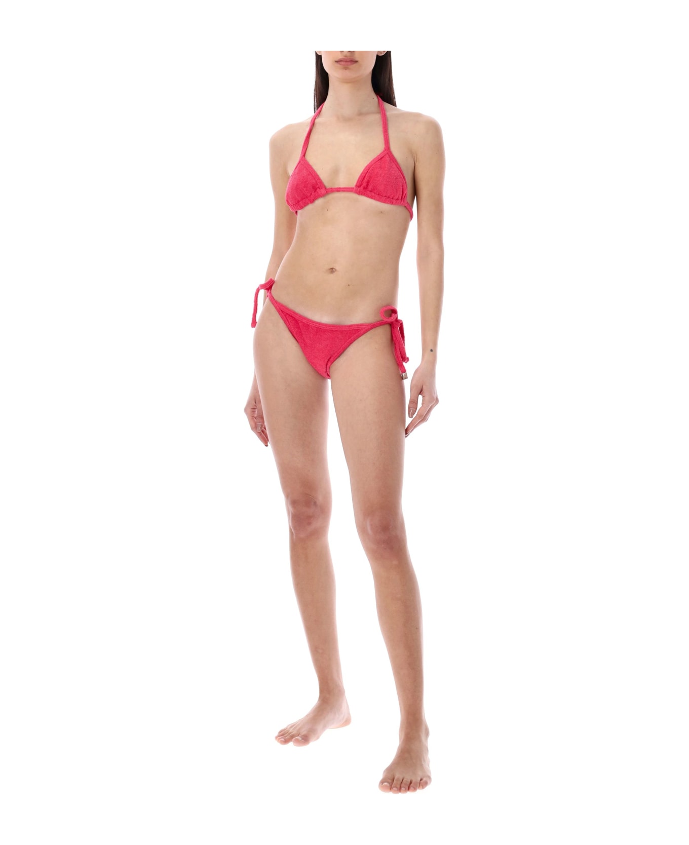 The Attico Terry Cloth Jersey Bikini - WATERMELON ビキニ