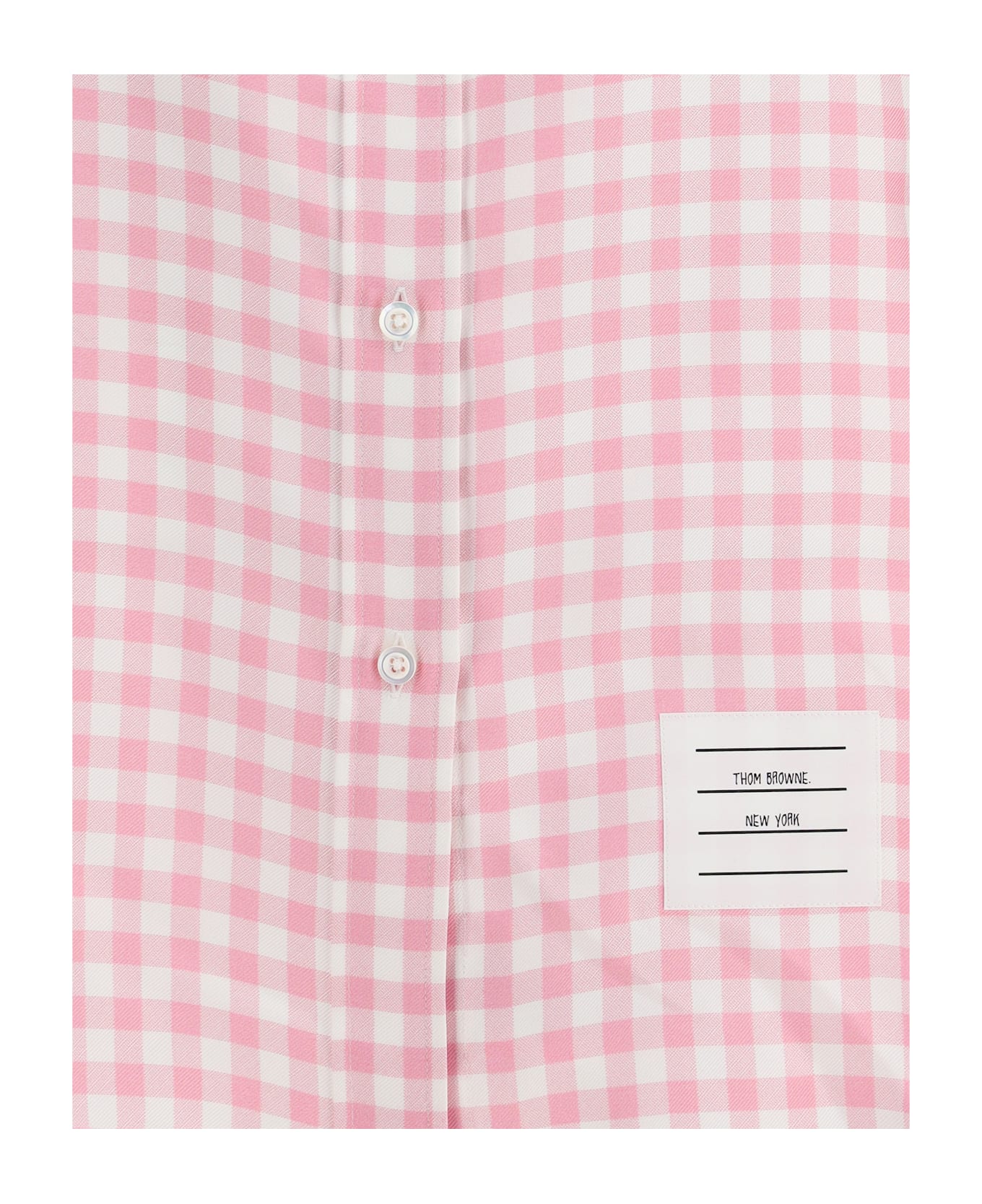 Thom Browne Checked Silk Shirt