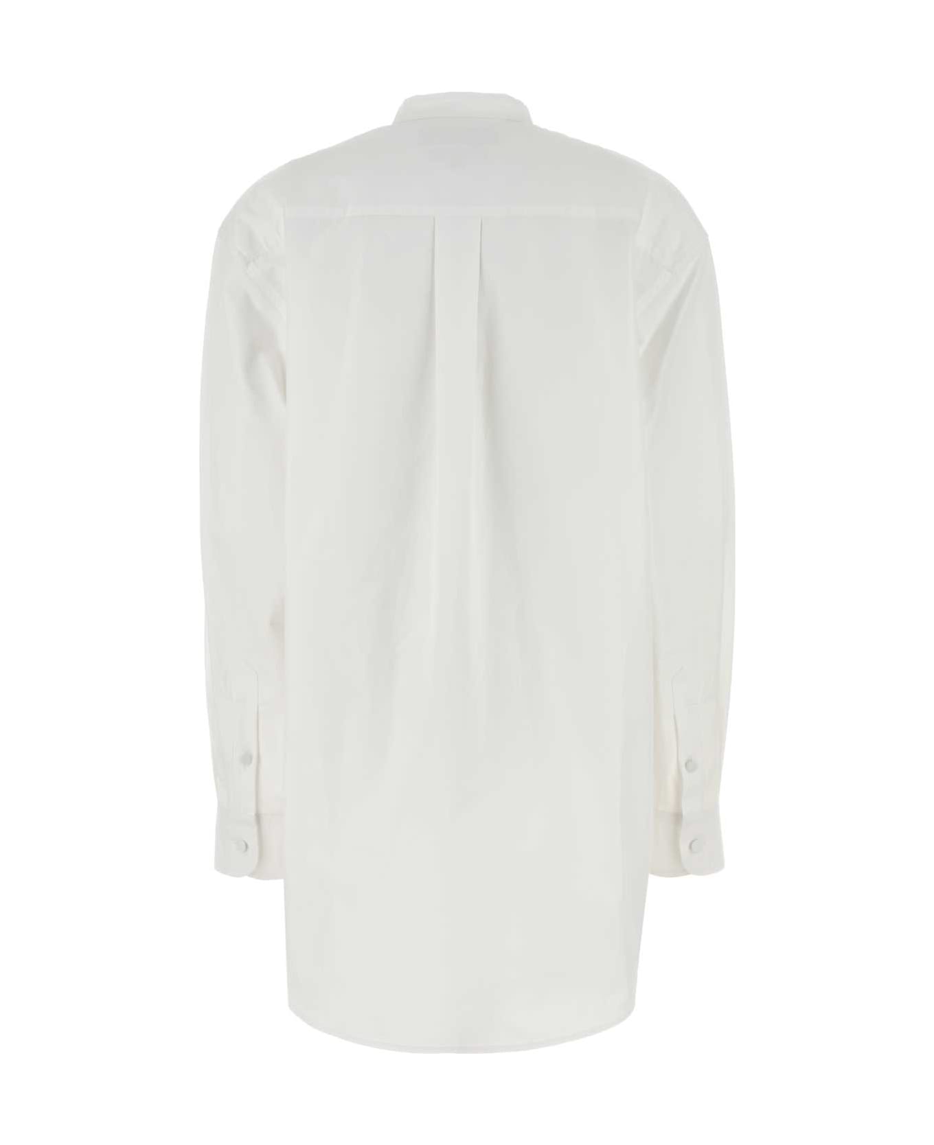 Gucci White Poplin Shirt - WHITEMIX