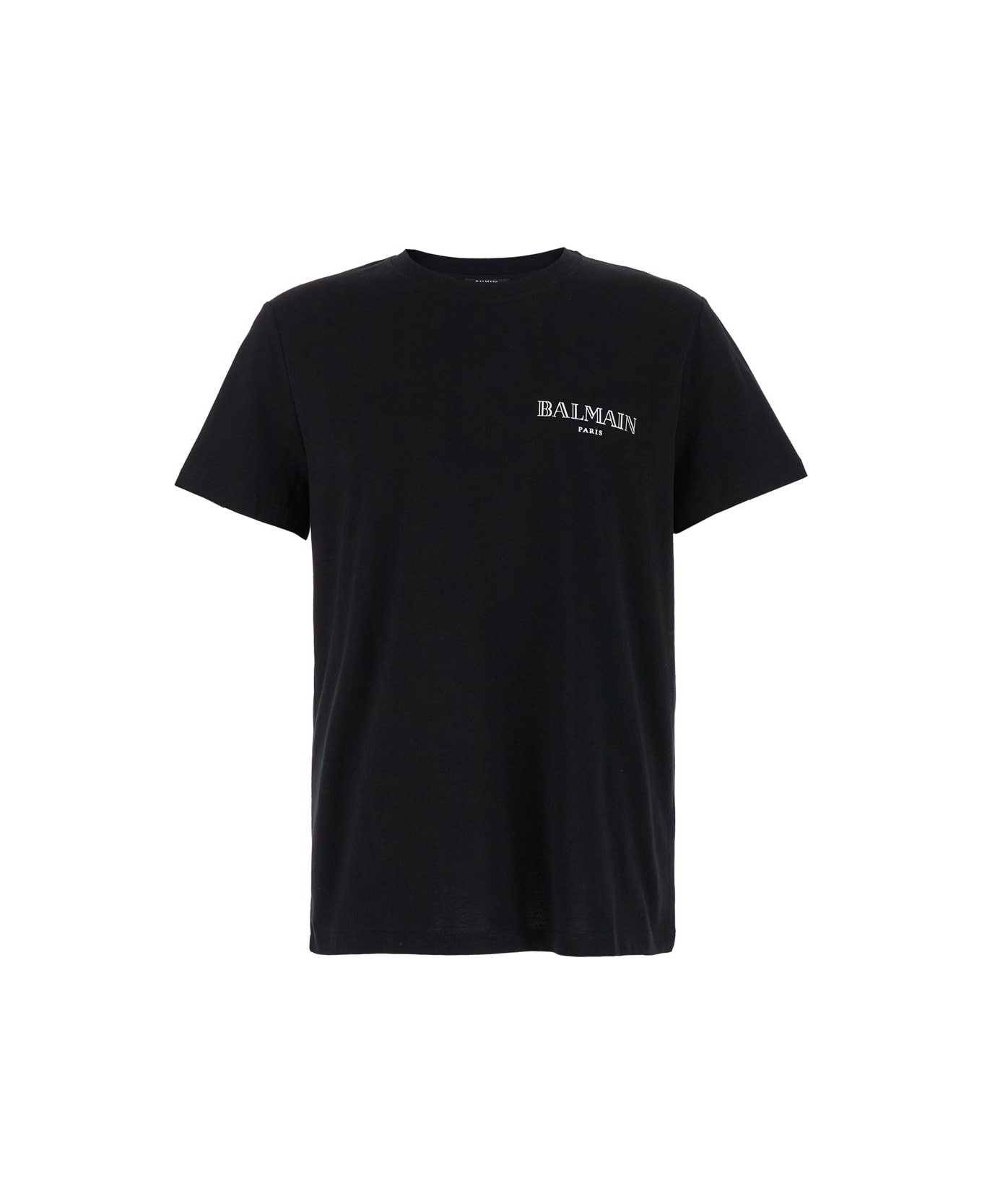 Balmain Silver Balmain Vintage T-shirt - Classic Fit - Black シャツ