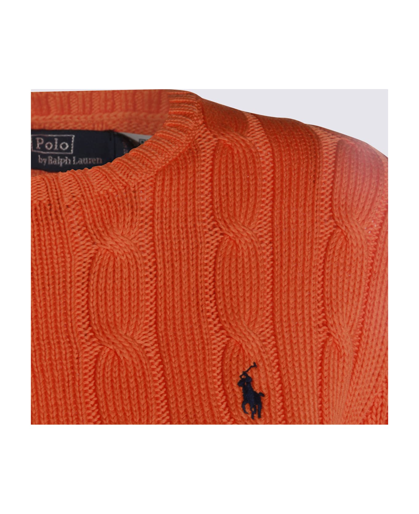Polo Ralph Lauren Orange Cotton Knitwear - SUN ORANGE