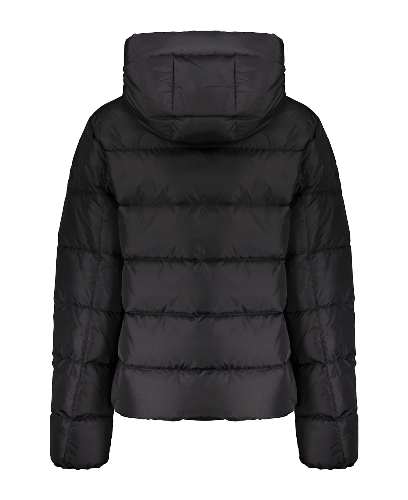 Parajumpers Black Padded Jacket With Hood - black