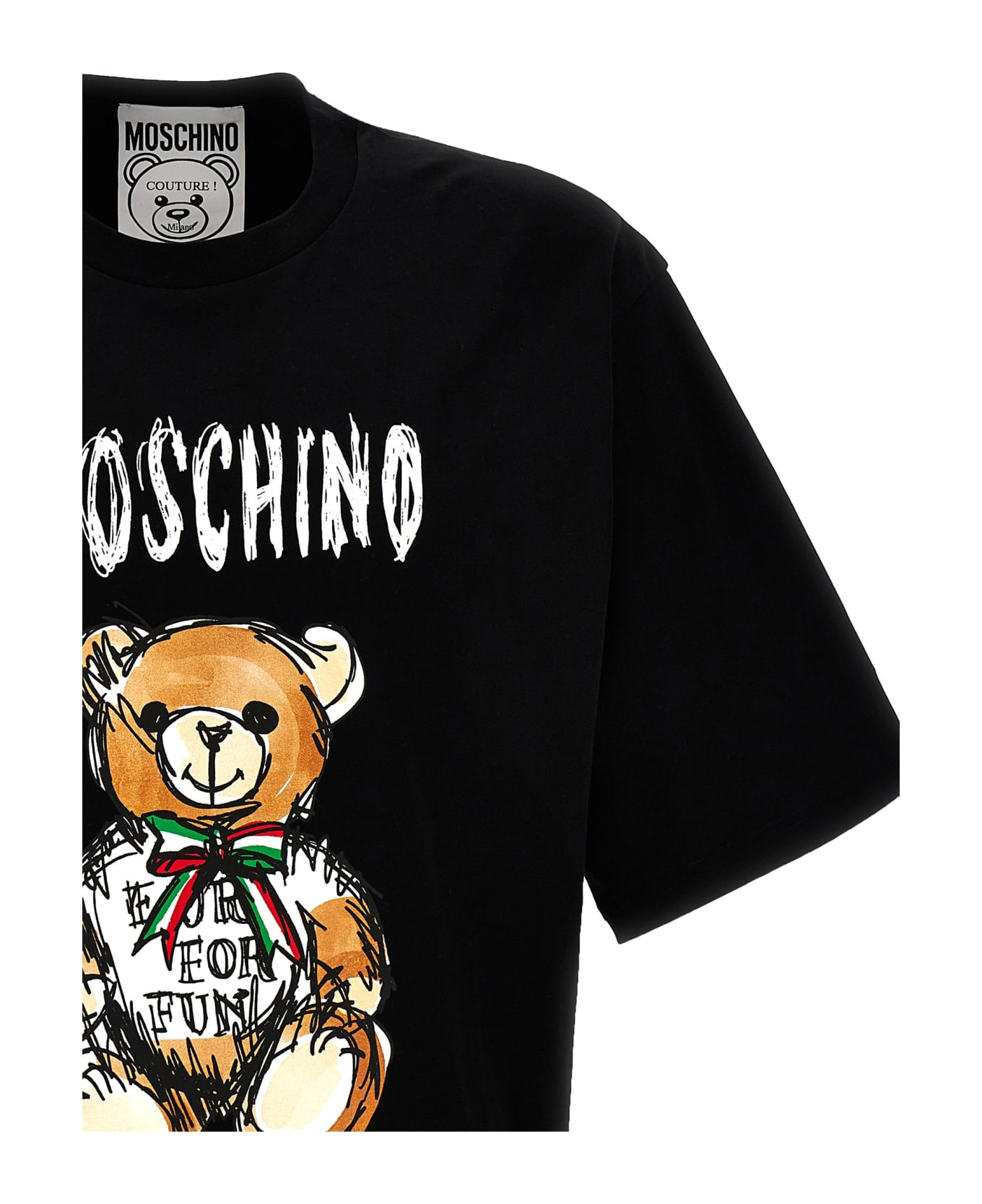 Moschino 'archive Teddy' T-shirt - Nero