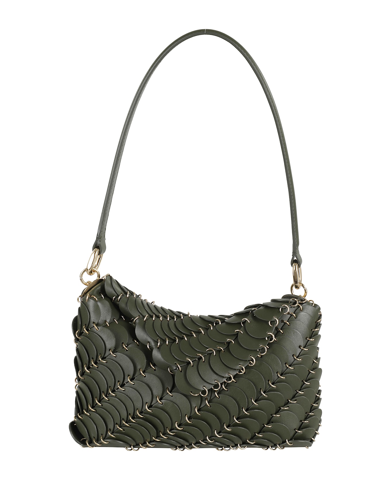 Paco Rabanne Sac A Main - Kaki  Gold