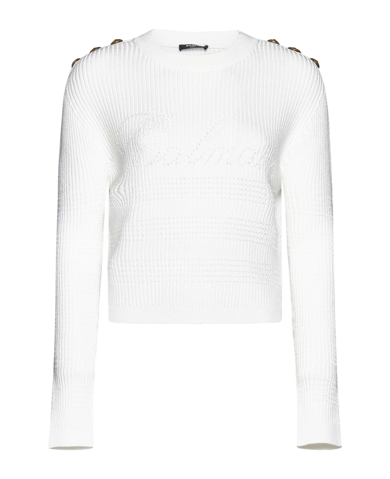Balmain Sweater - Blanc
