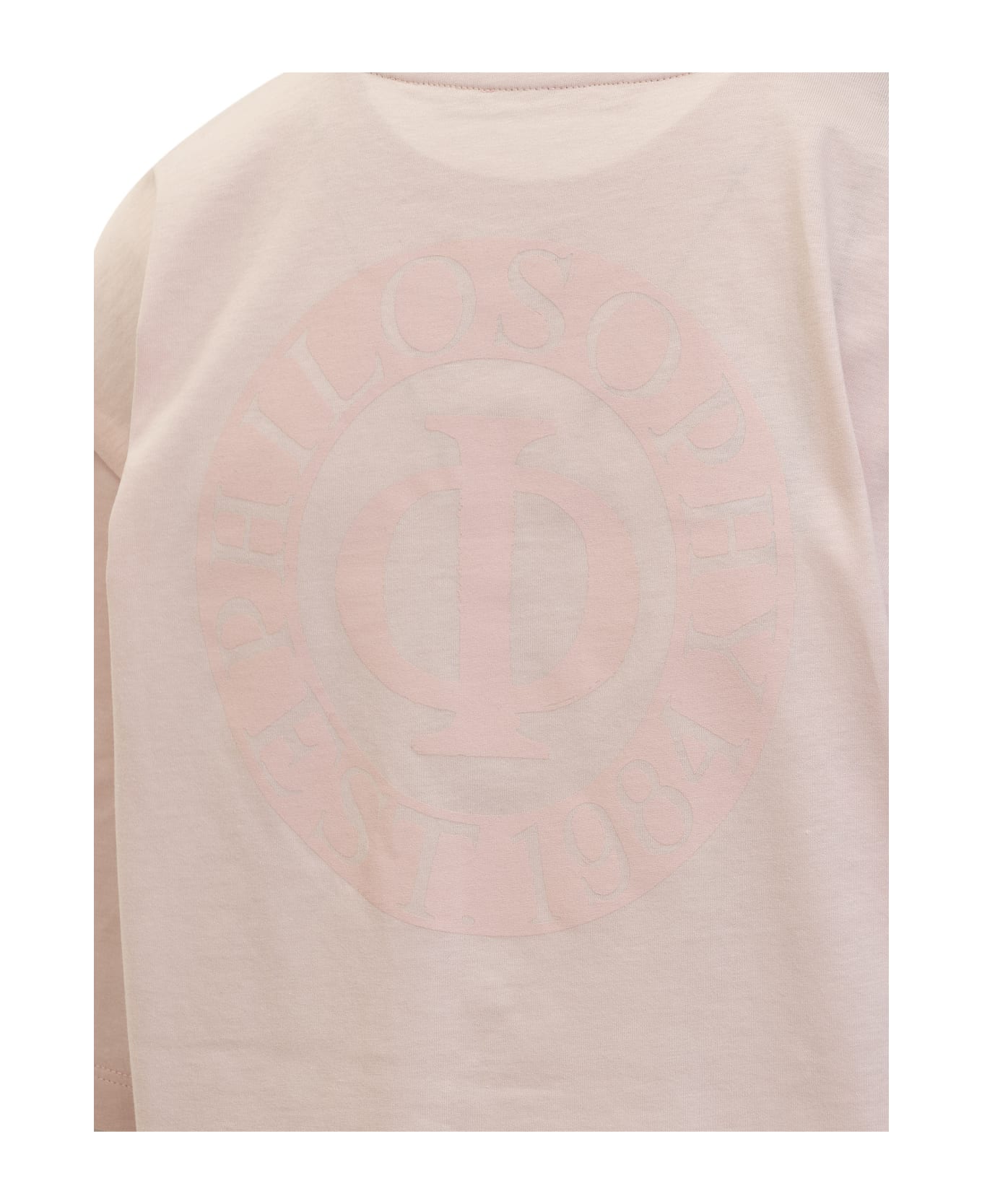 Philosophy di Lorenzo Serafini T-shirt With Logo - ROSA