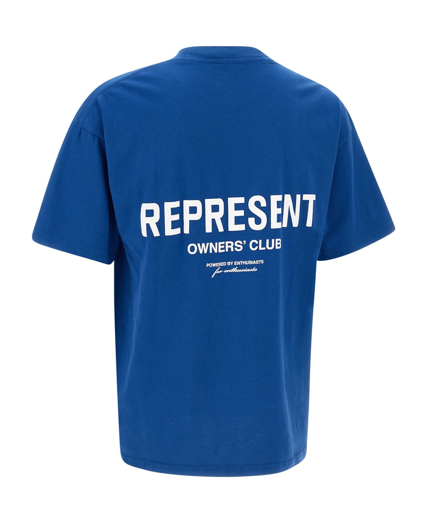 REPRESENT "owners Club" Cotton T-shirt - BLUE シャツ