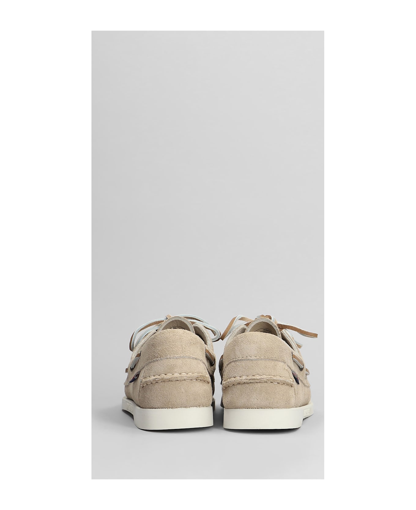 Sebago Portland Flesh Out Loafers In Taupe Suede - taupe