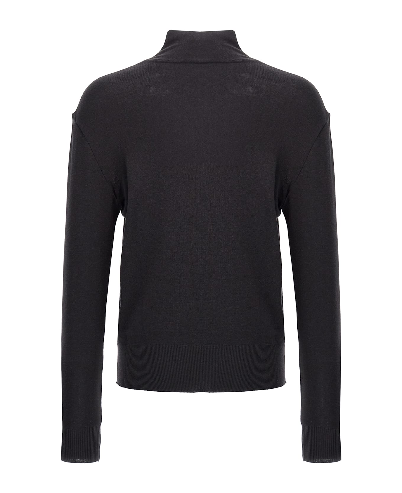 Lemaire 'seamless Turtle' Sweater - Black