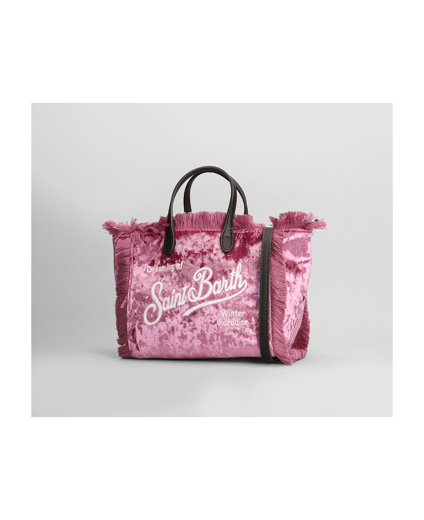 MC2 Saint Barth Vanity Mini W Tote In Rose-pink Polyester - rose-pink