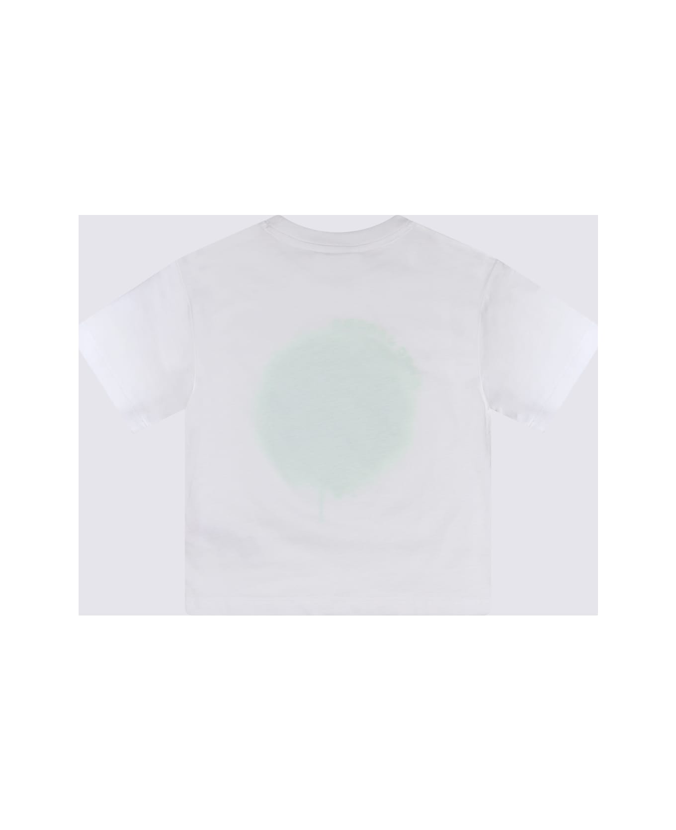 Marc Jacobs White And Green Cotton T-shirt - Green