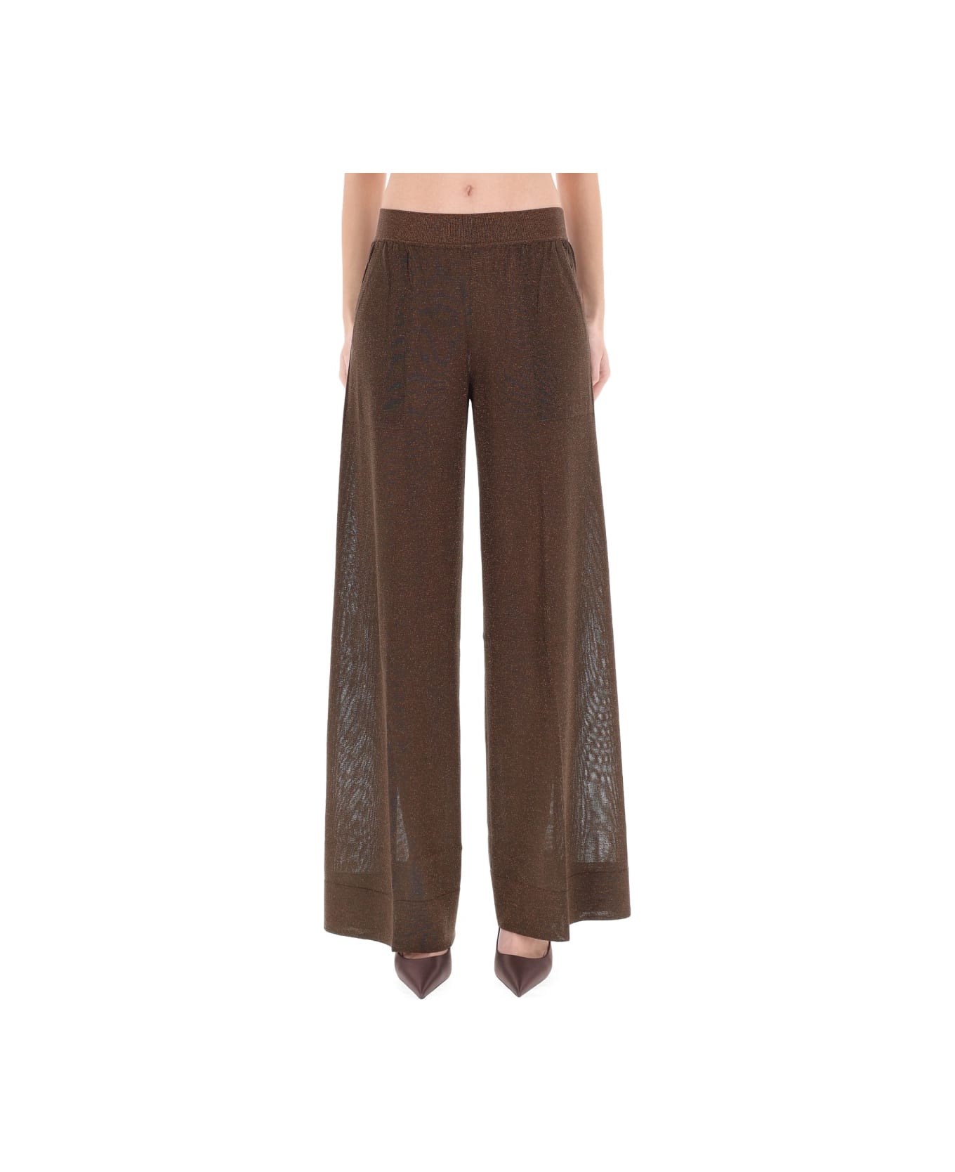 Circus Hotel Tailored Pants - BROWN