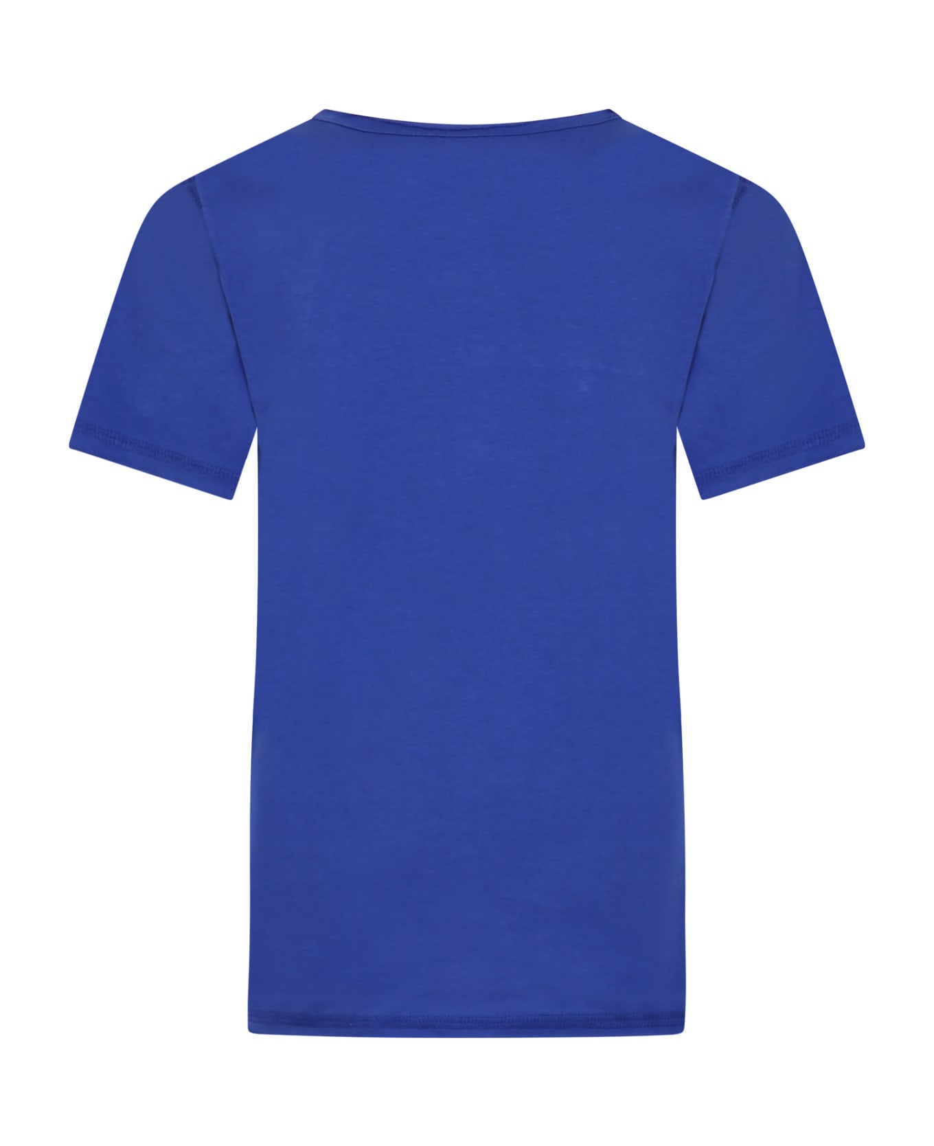 Zadig & Voltaire Blue T-shirt For Boy With Logo - Blue Tシャツ＆ポロシャツ