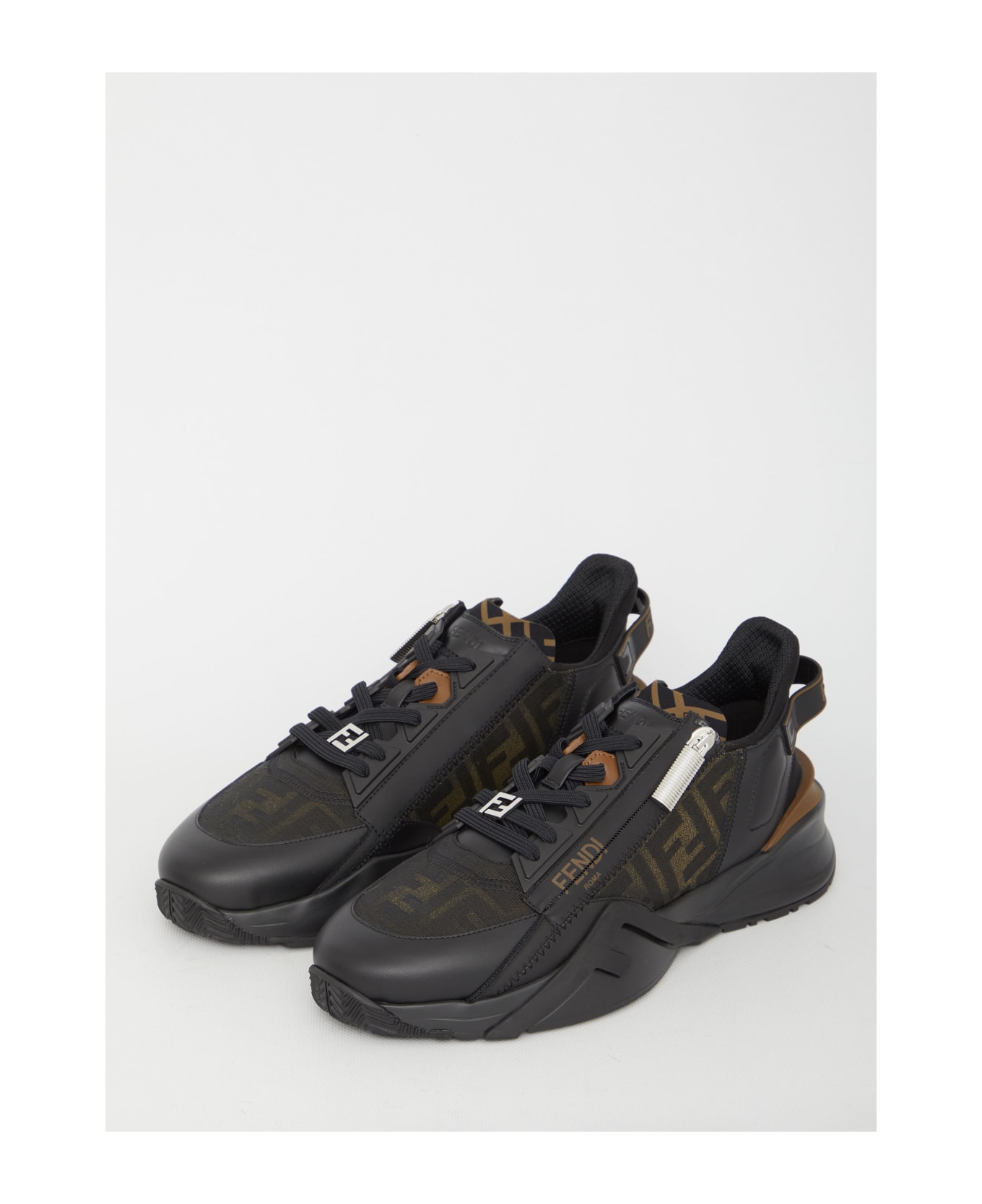 Fendi Flow Sneakers - Black Tobacco