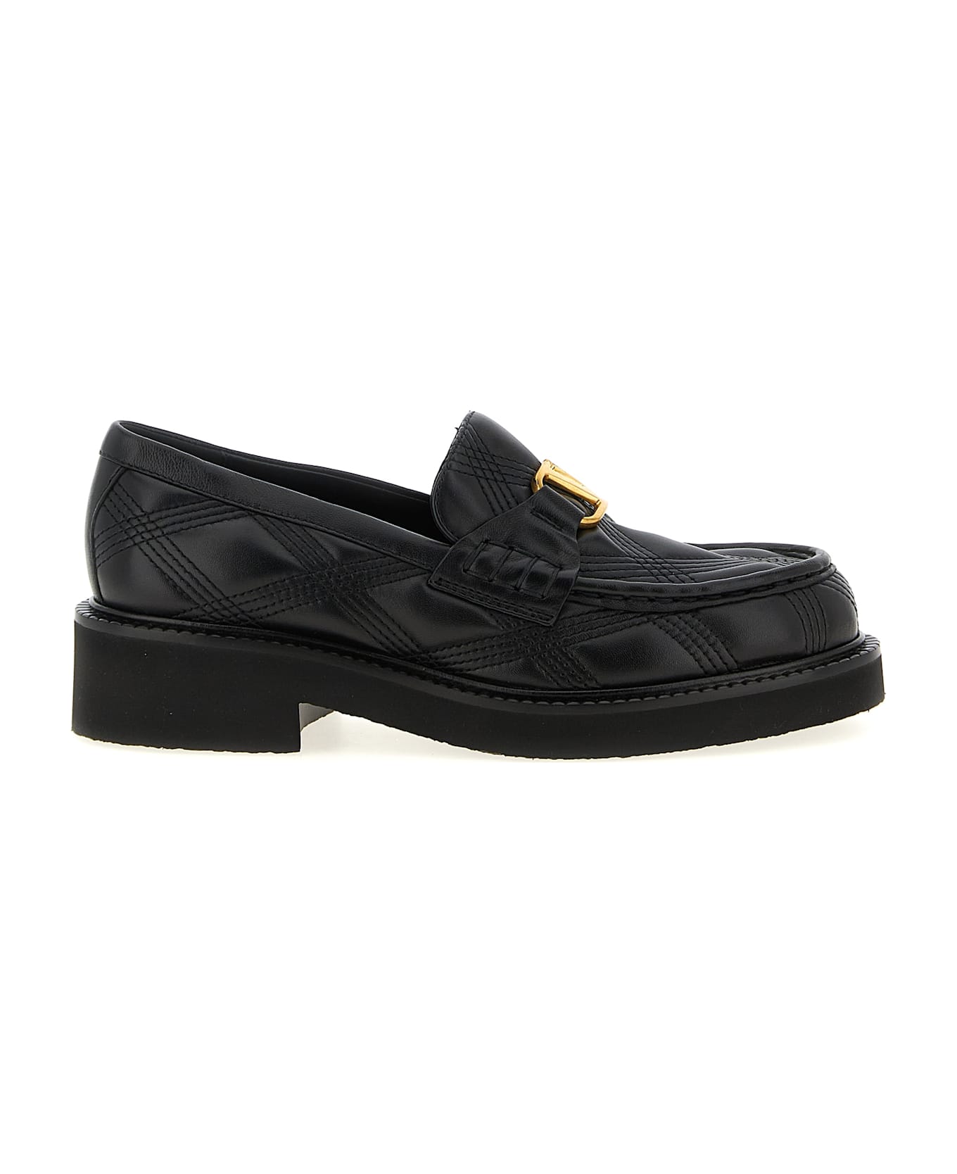 Valentino Garavani 'quiltie' Loafers - Black  