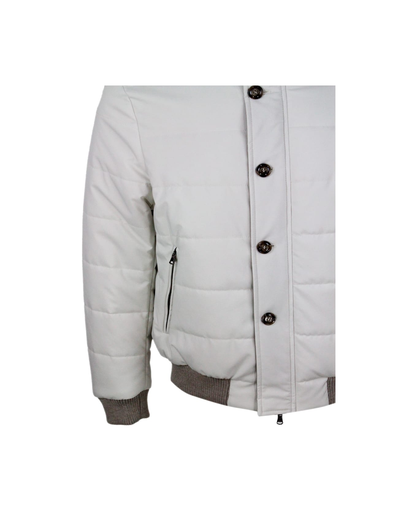 Barba Napoli Down Jacket - Cream