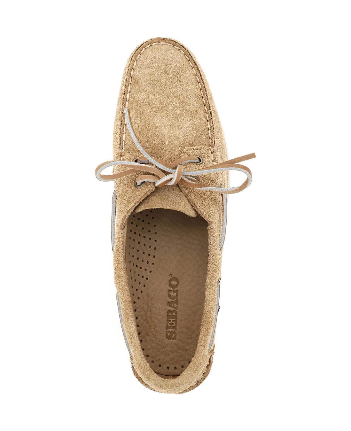 Sebago Docksides Portland Suede Mocassin - Beige Camel