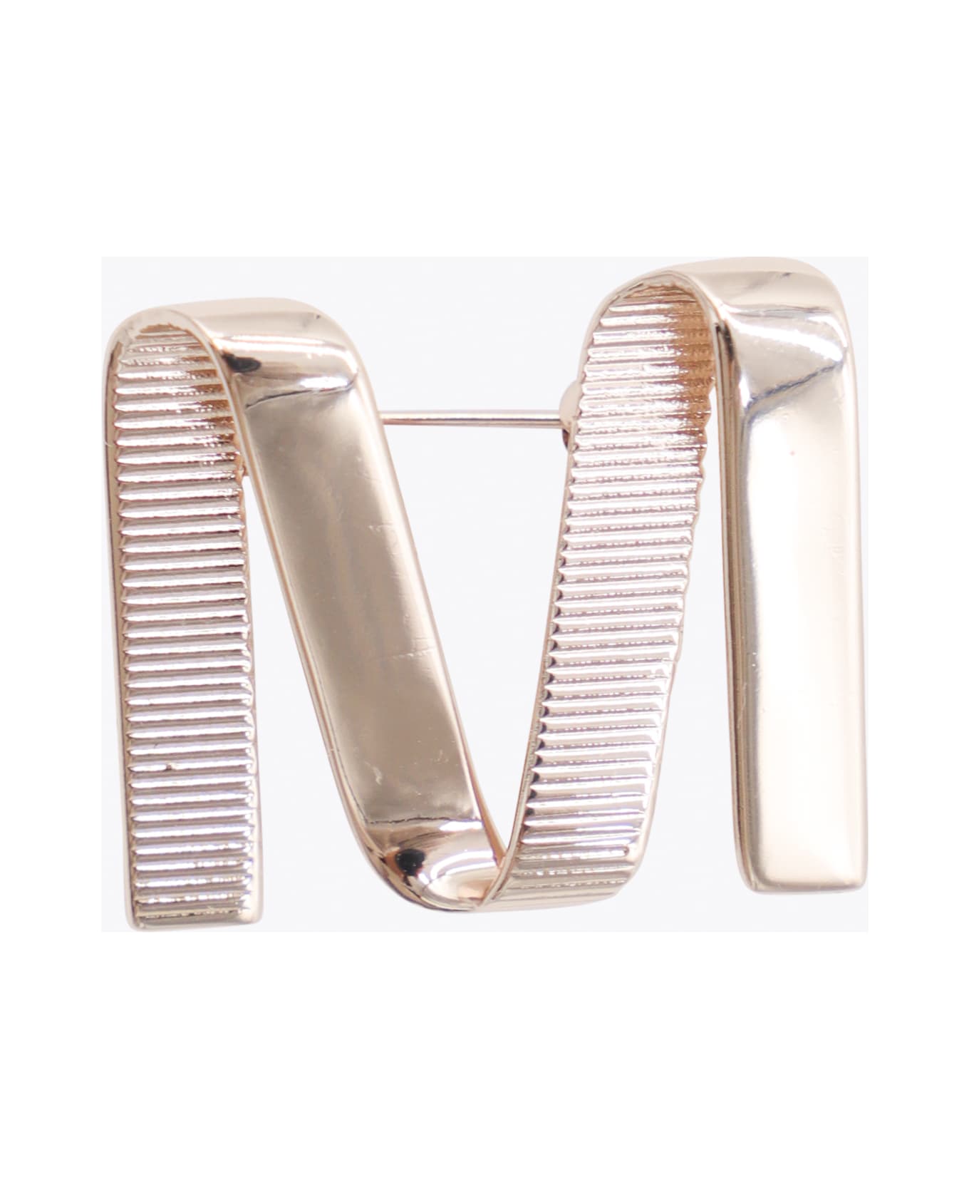 Max Mara Gold Tone Metal Brooches - Brown