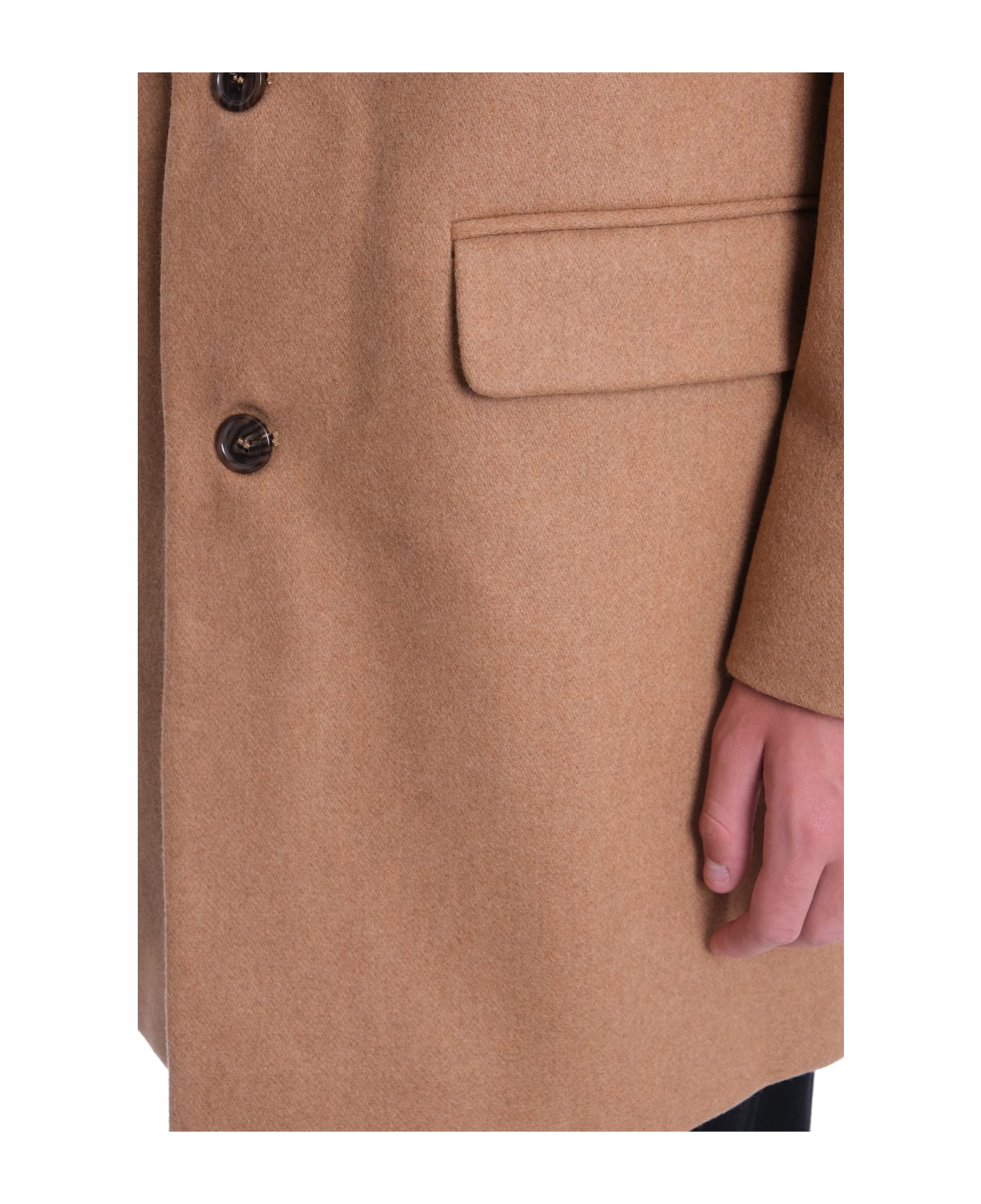 A.P.C. Visconti Coat In Beige Wool - beige