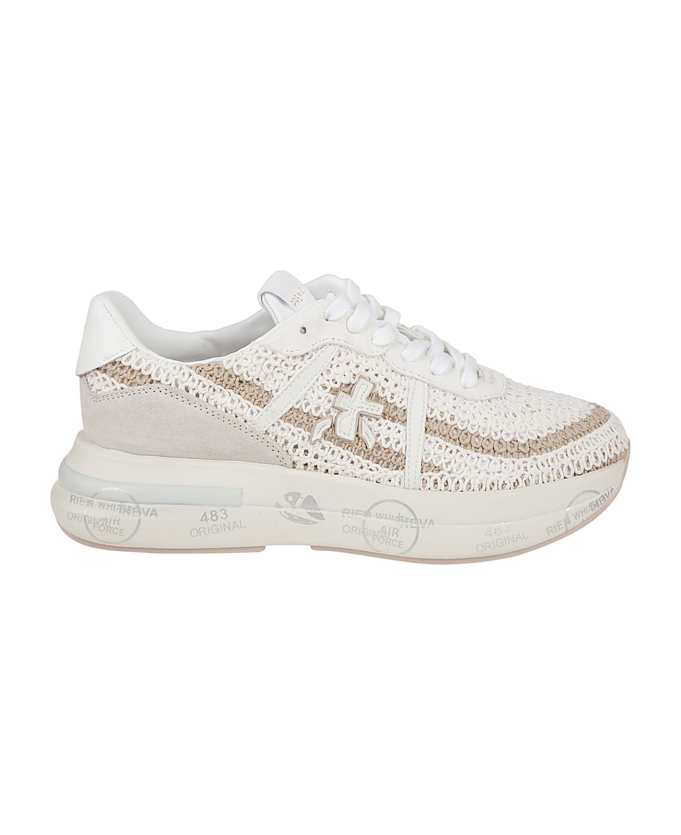Premiata Cassie Sneakers - White/light Brown