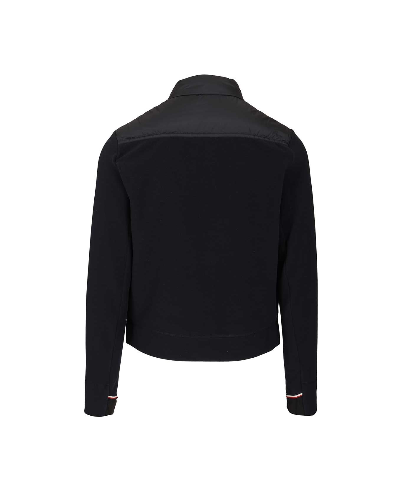 Moncler Grenoble Zip Up Cardigan - BLUE