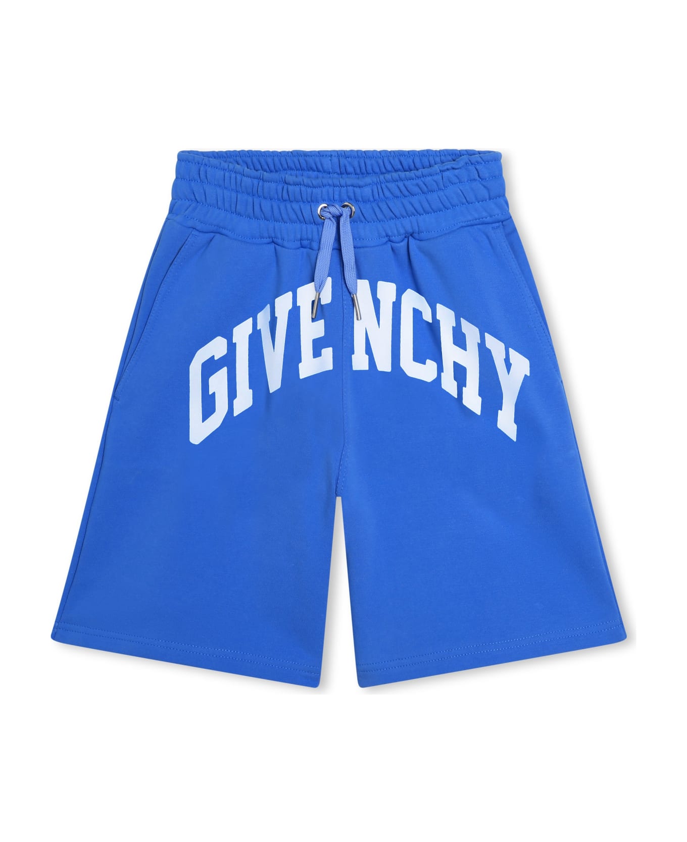 Givenchy Bermuda Con Stampa - Blue ボトムス