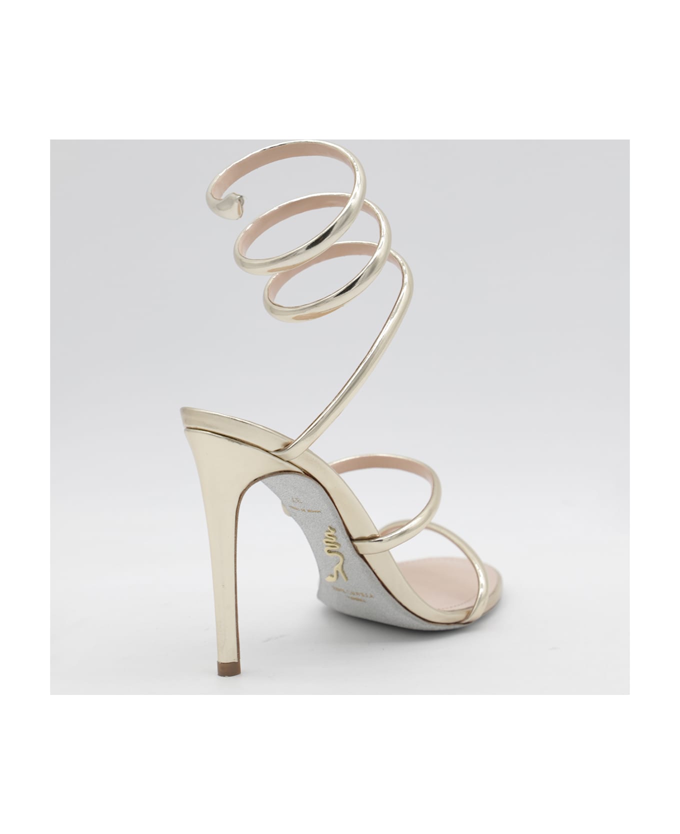 René Caovilla Platinum Sandals - Silver