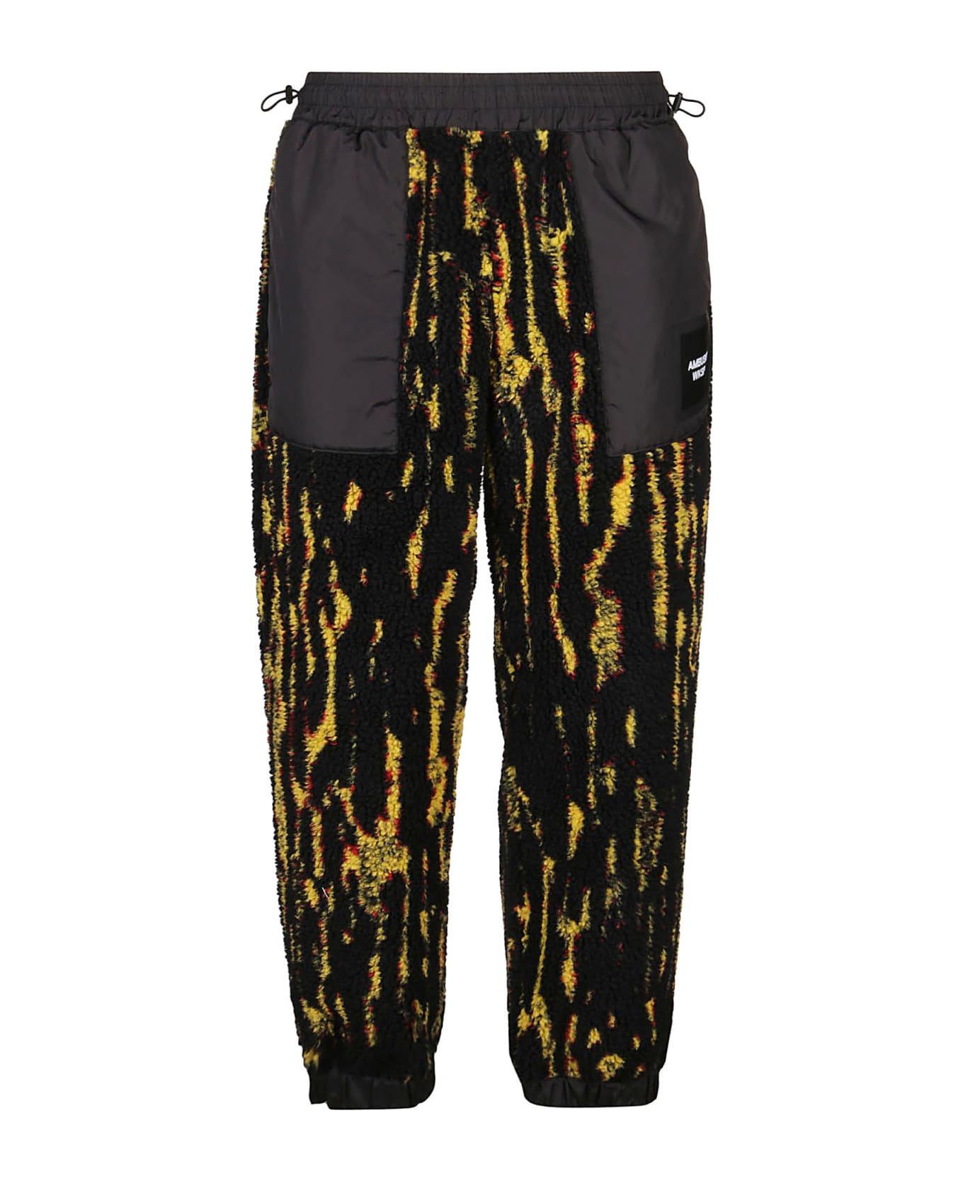 AMBUSH Teddy Jacquard Sweatpants - Yellow Fluo Black スウェットパンツ
