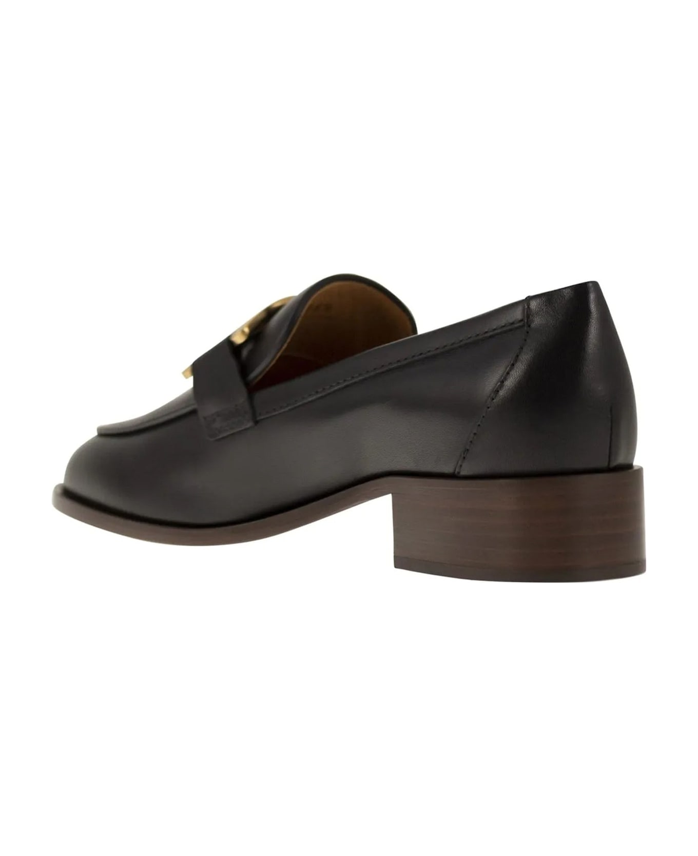 Tod's Leather Loafers - Black ハイヒール