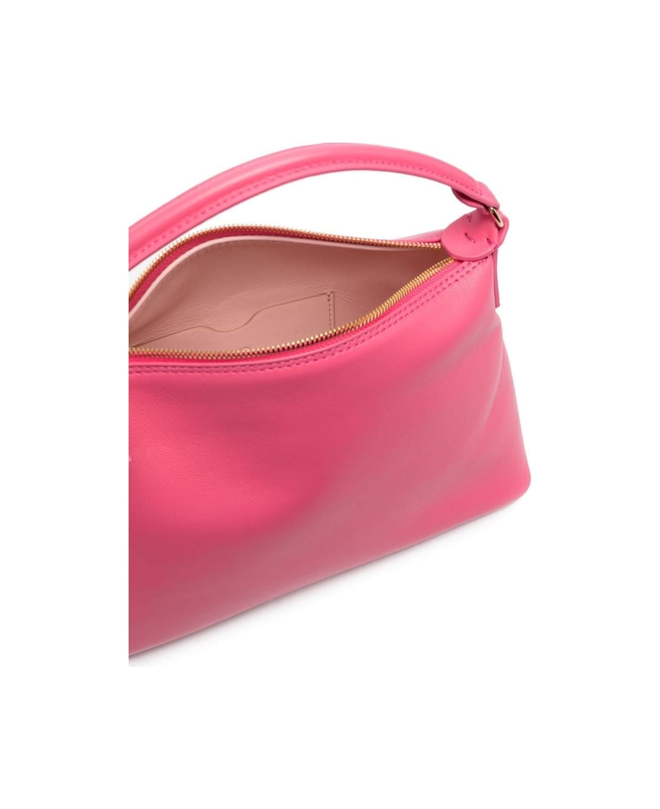 Liu-Jo Liu Jo Leonie Hanne Woman's Hobo Pink Leather Small Handbag - Fuxia