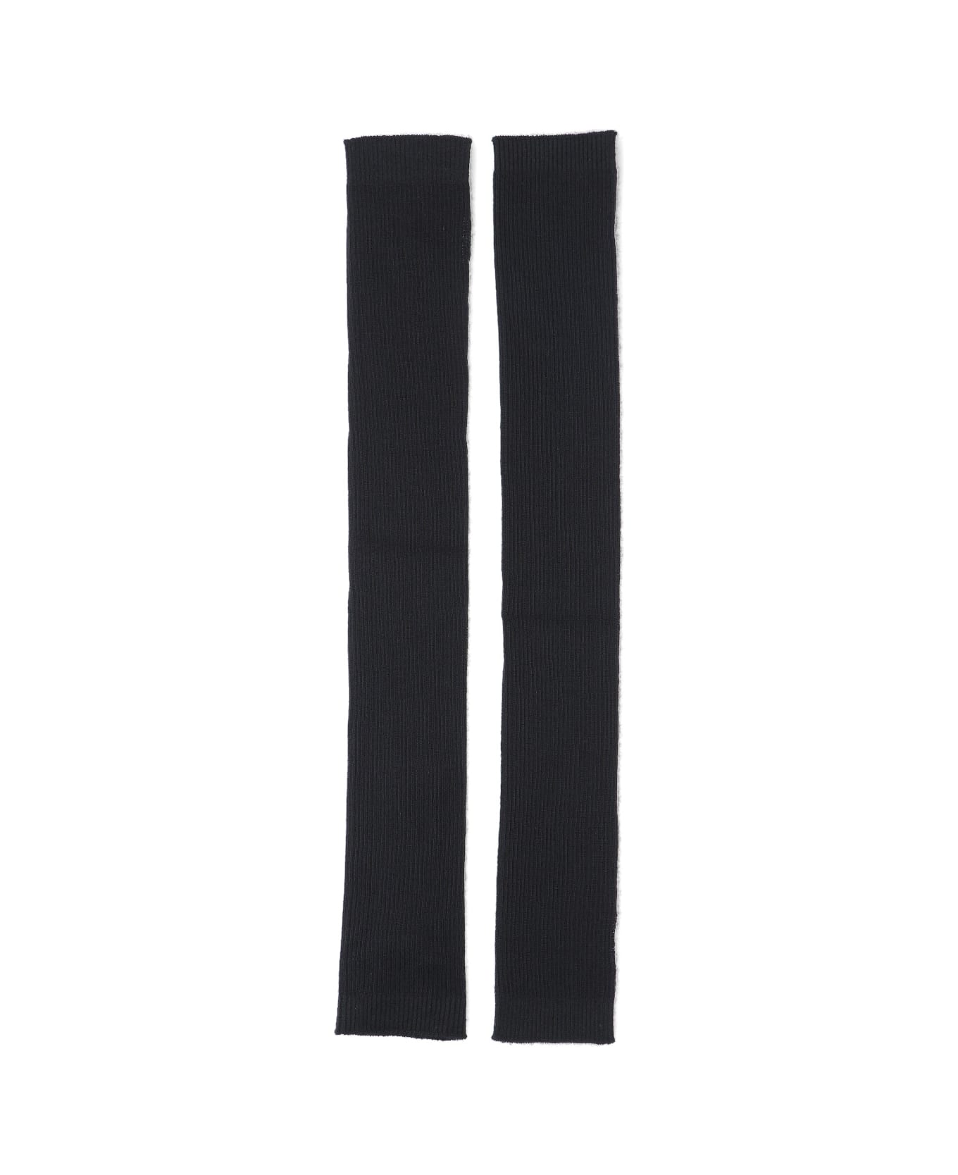 Sa Su Phi Cashmere And Wool Gloves - Black  