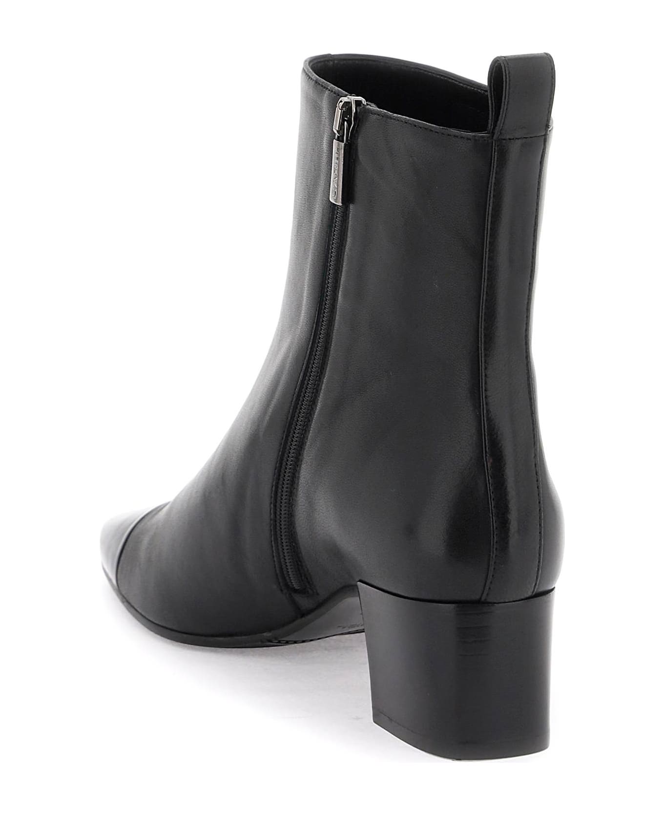 Carel Leather Ankle Boots - BLACK (Black) ブーツ