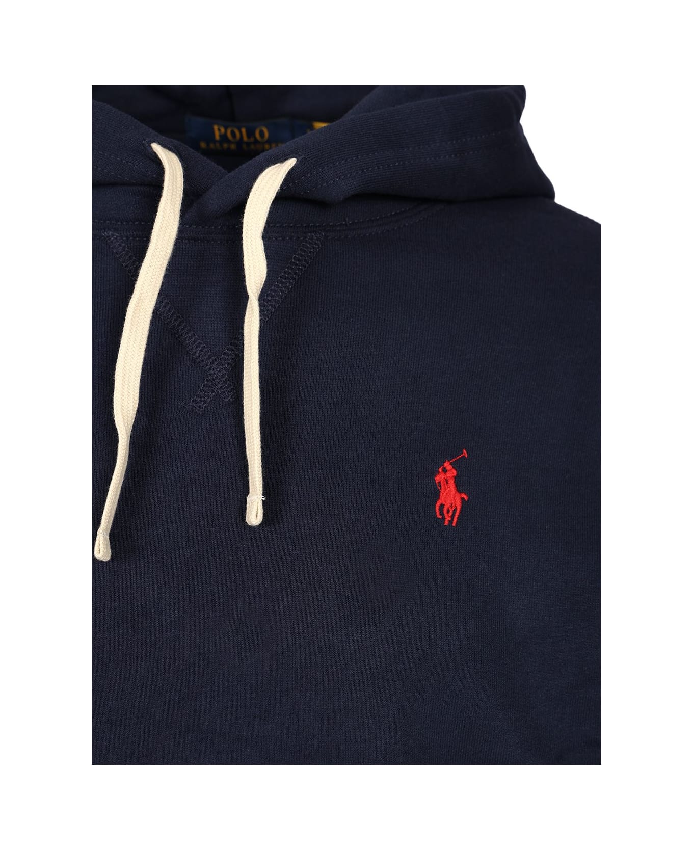 Ralph Lauren Cotton Blend Hoodie - BLUE
