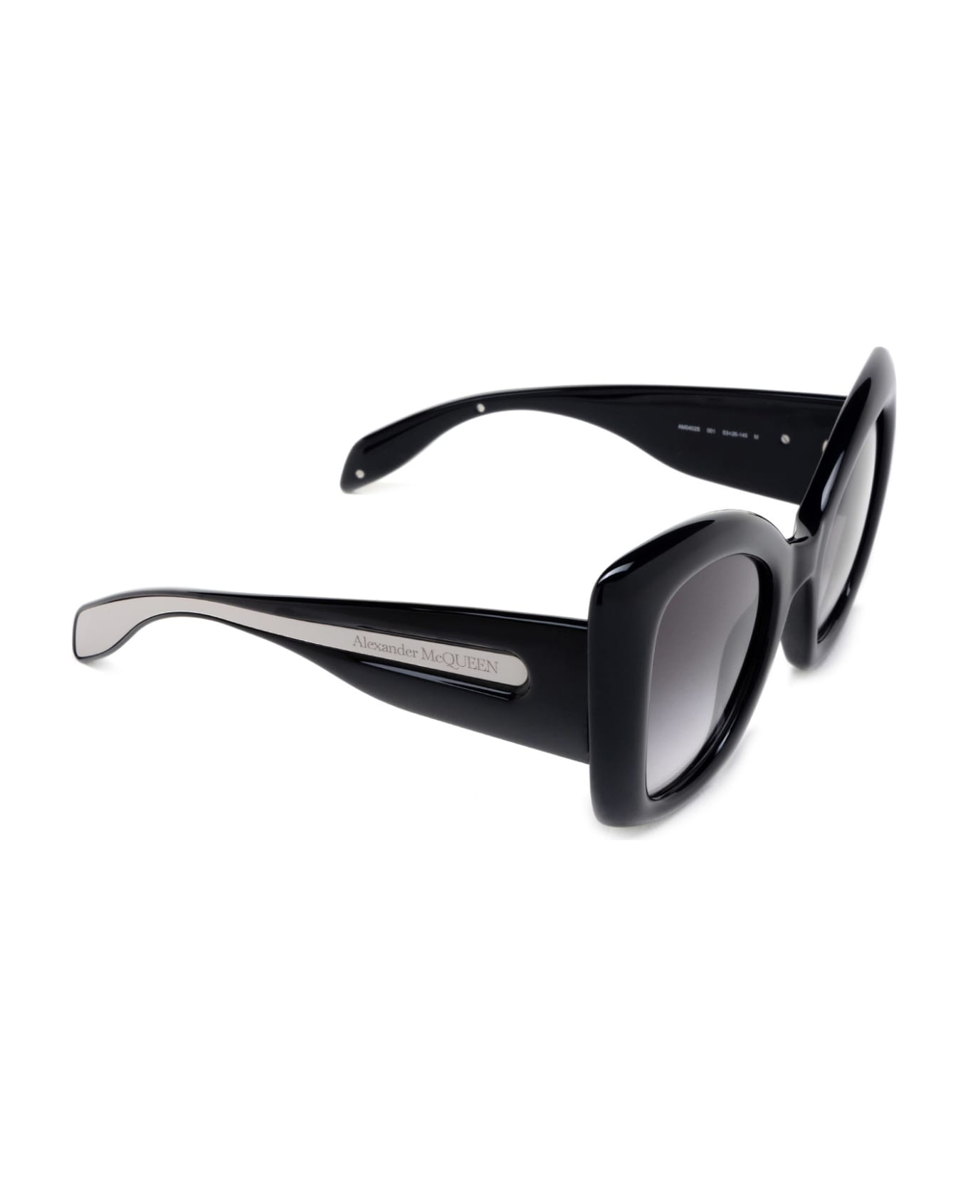 Alexander McQueen Eyewear Am0402s Black Sunglasses - Black