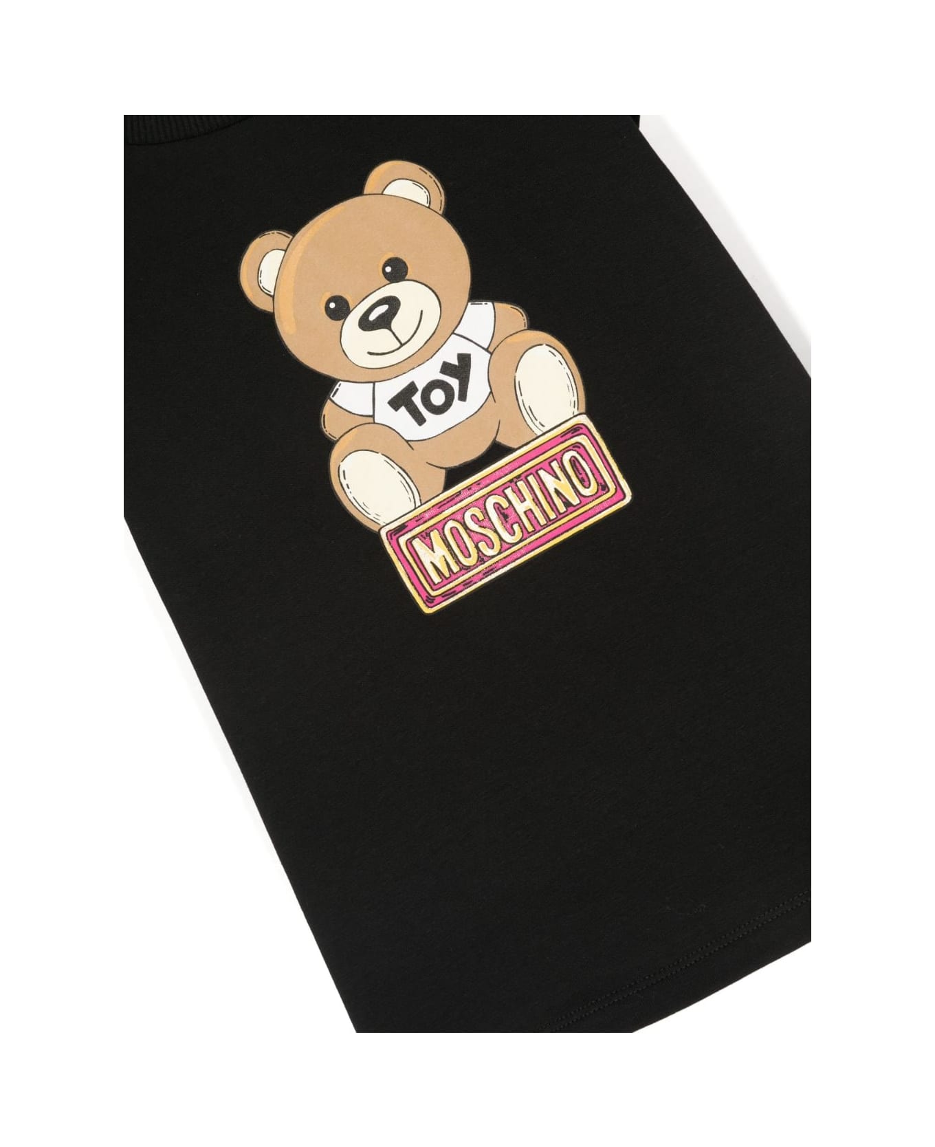 Moschino T-shirt Teddy Bear Bianca In Jersey Di Cotone Bambino - Bianco