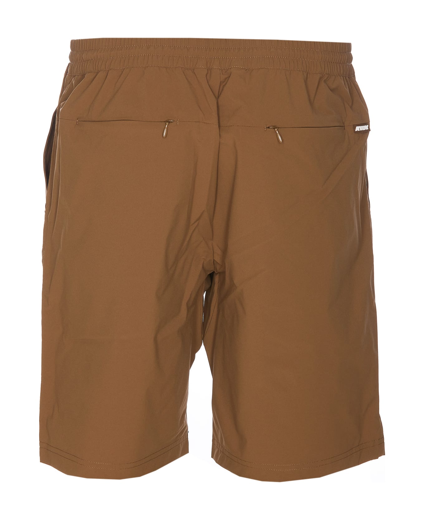 K-Way Remisen Logo Shorts - Brown Corda