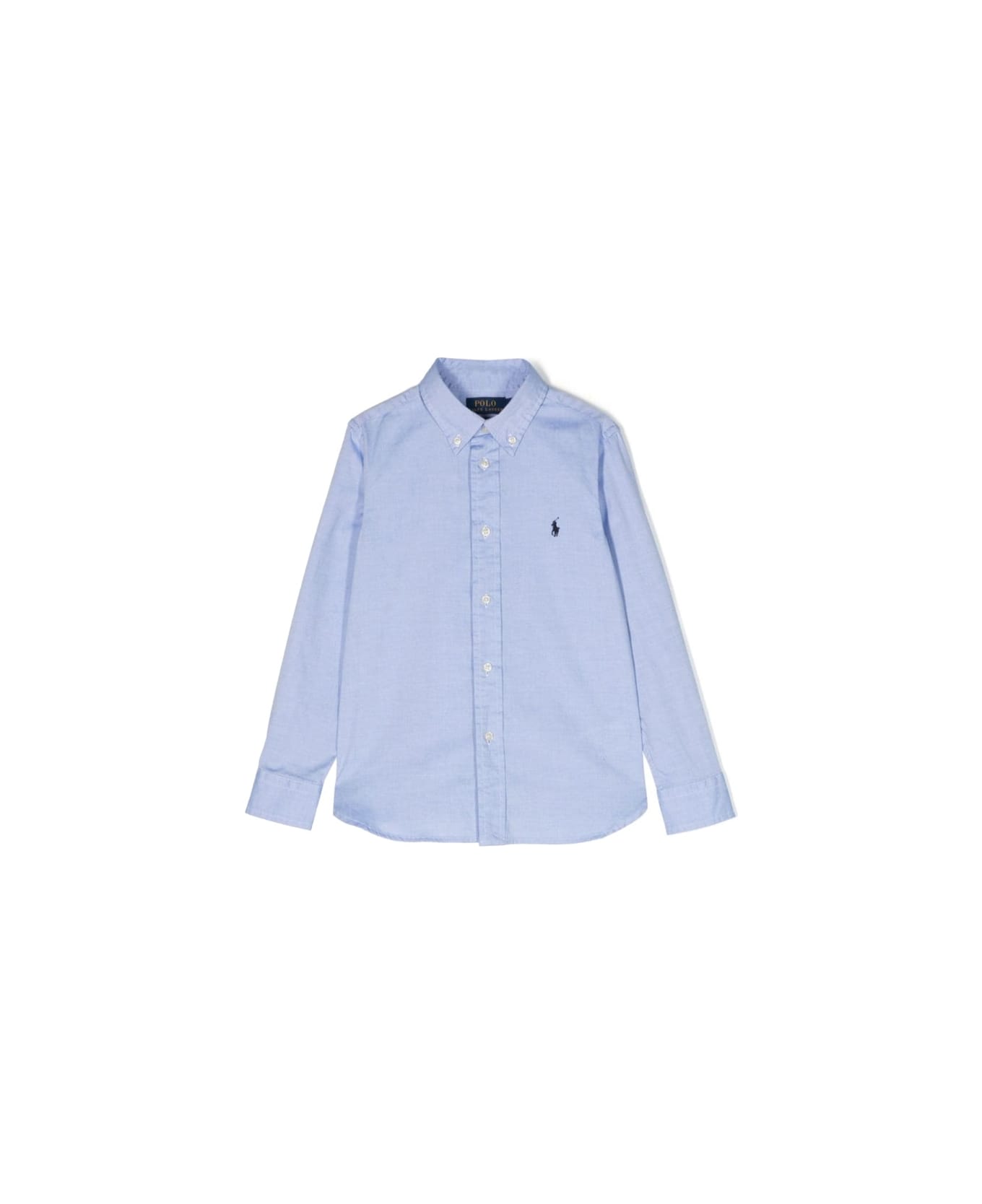 Ralph Lauren Slim Fit-tops-shirt - BLUE