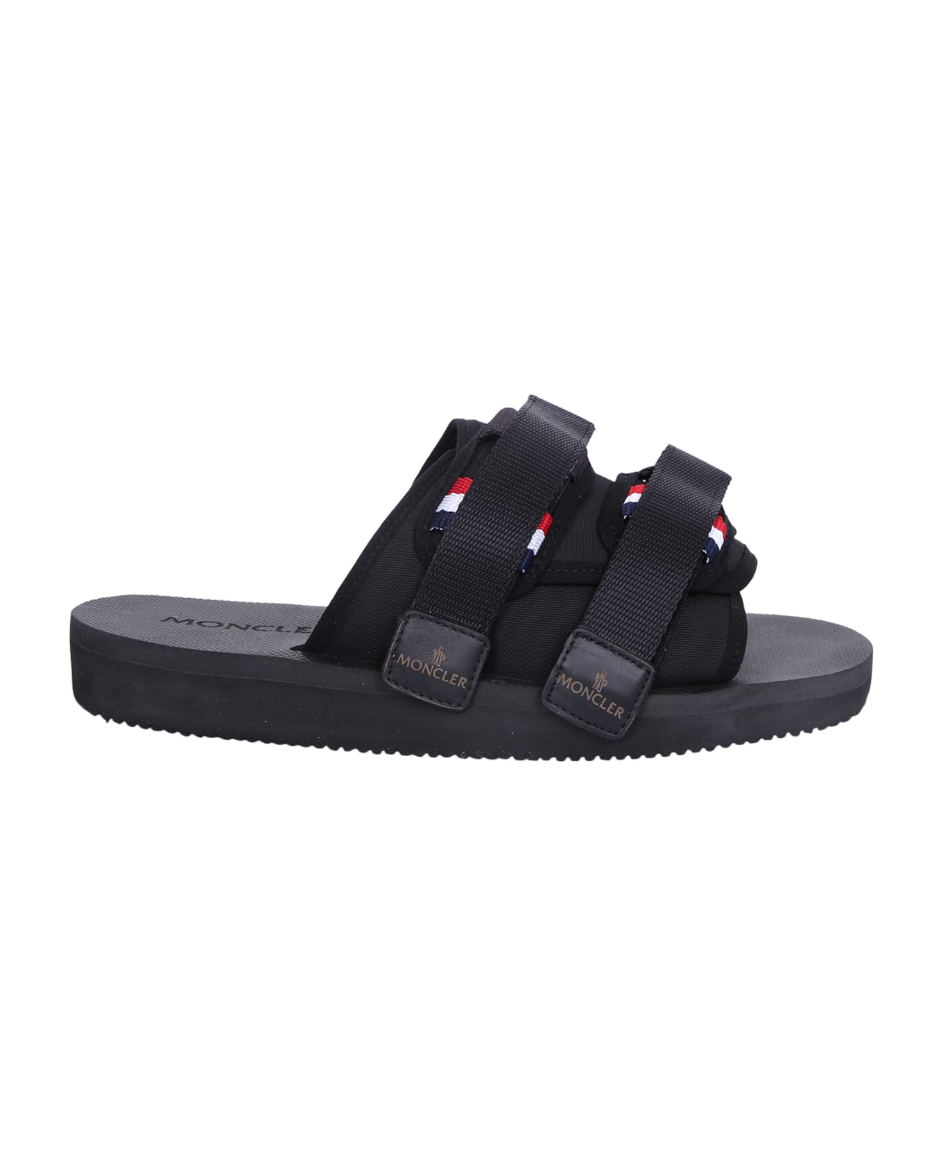 Moncler Slideworks Sandals - Black