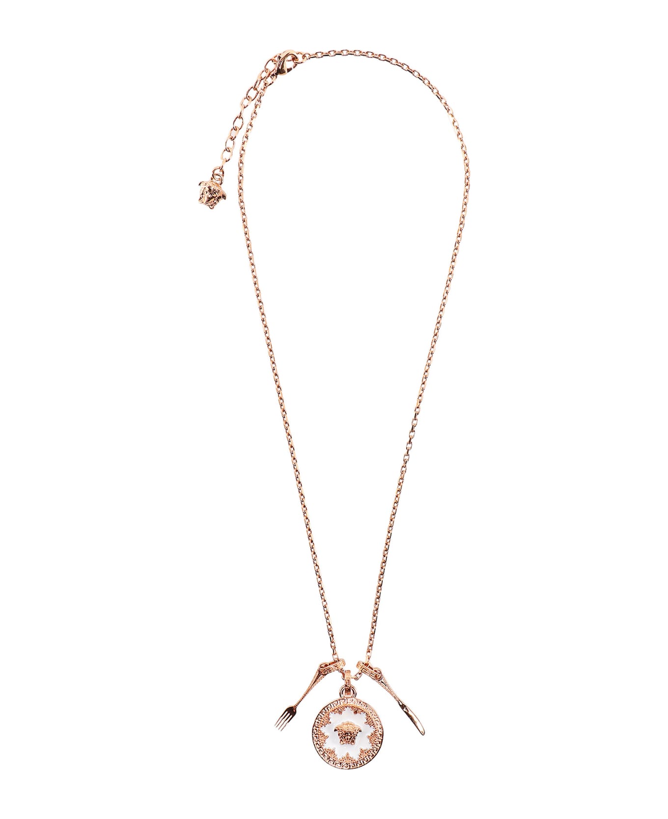 Versace Medusa Head Pendant Necklace - Gold