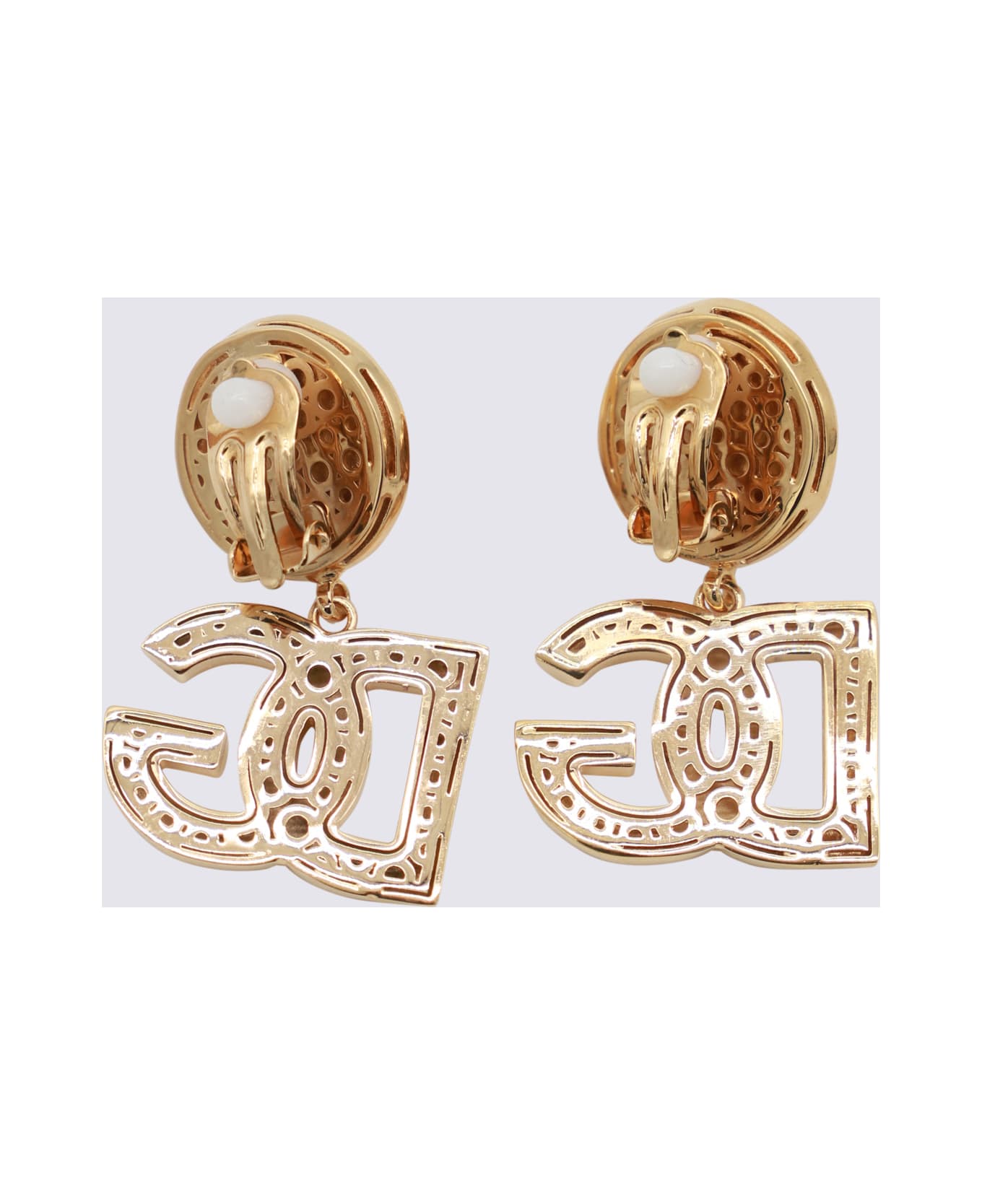 Dolce & Gabbana Gold Tone Metal Earrings - GOLD