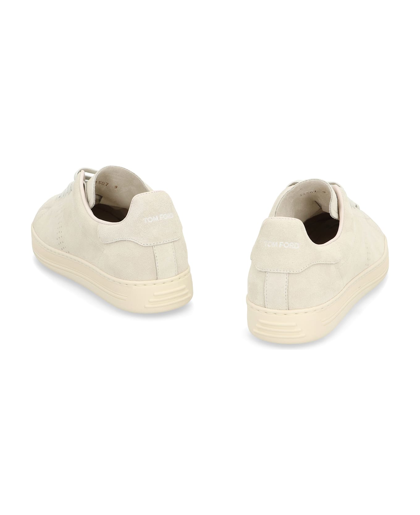 Tom Ford Warwick Suede Sneakers - panna