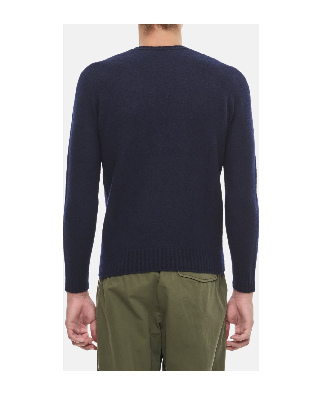 Drumohr Crewneck Wool Sweater - Blue