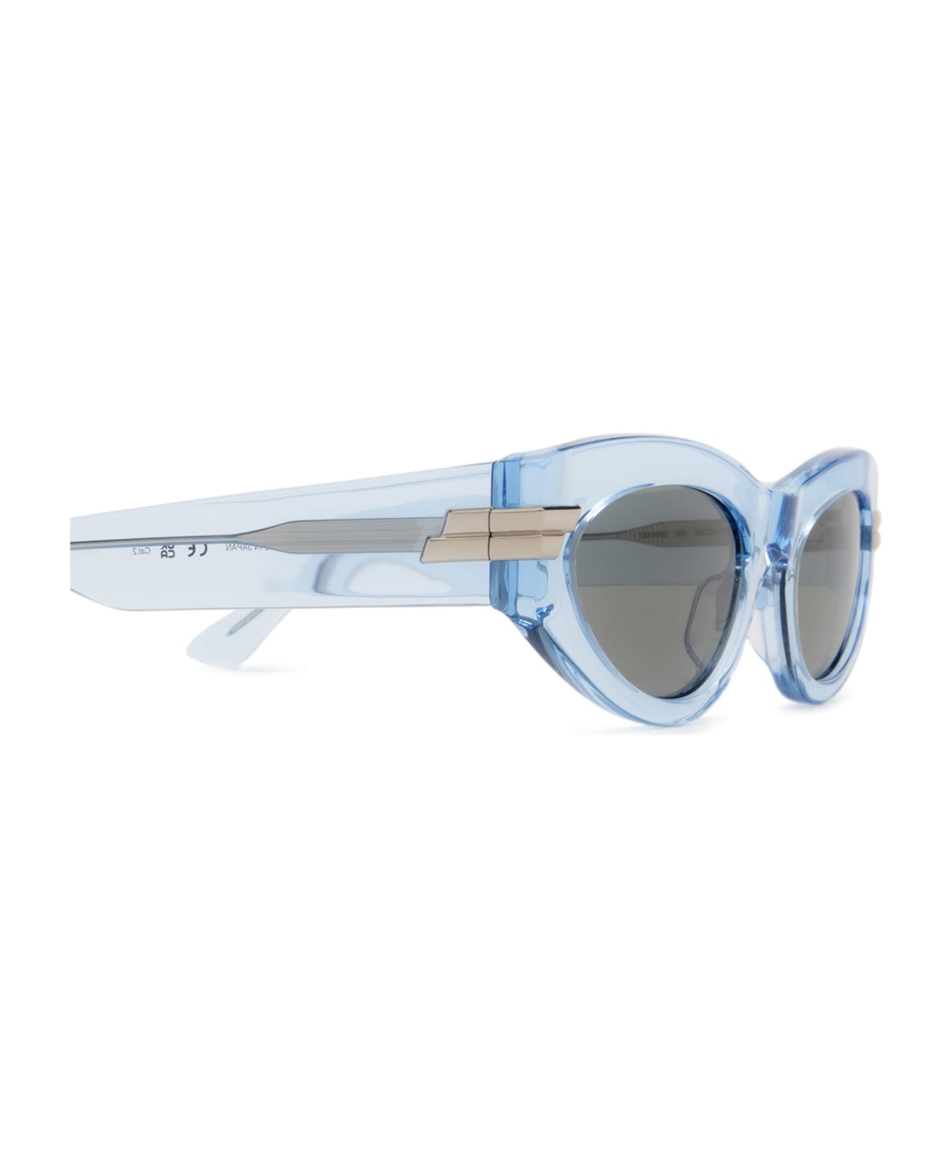 Bottega Veneta Eyewear Bv1189s Light-blue Sunglasses - Light-Blue