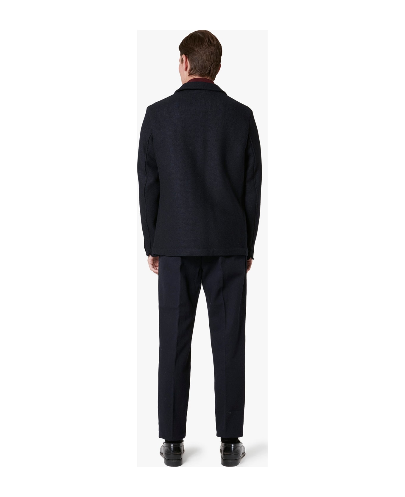 doppiaa Aalbion Jacket With Shirt Collar