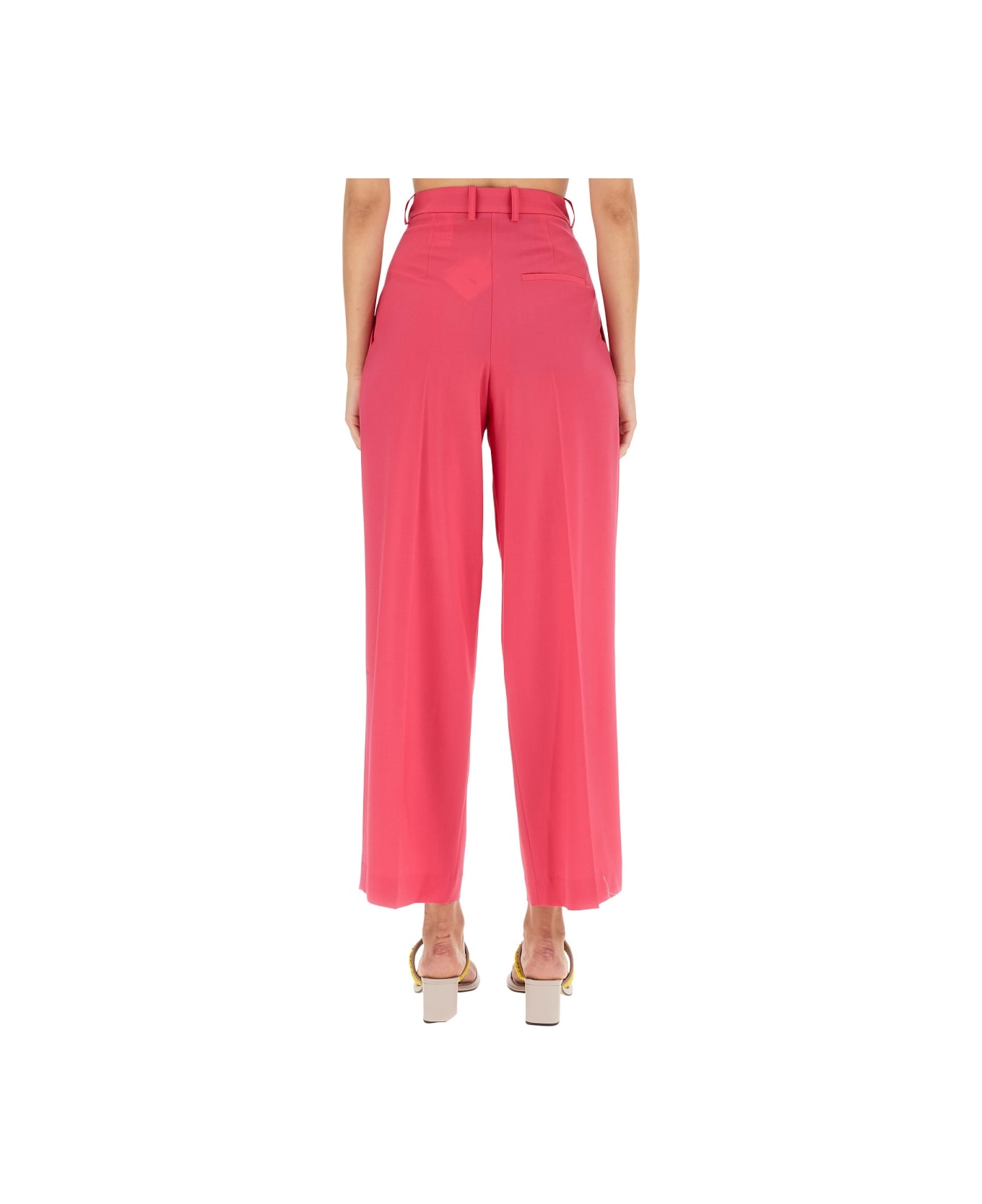 Alysi Wool Pants - FUCHSIA